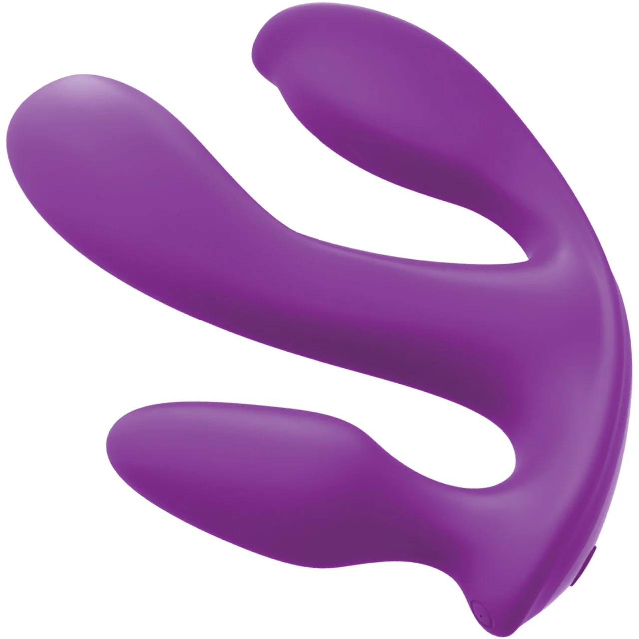 3Some Total Ecstasy Triple Stimulation Rechargeable Remote Controlled Silicone Vibrator - Image 2