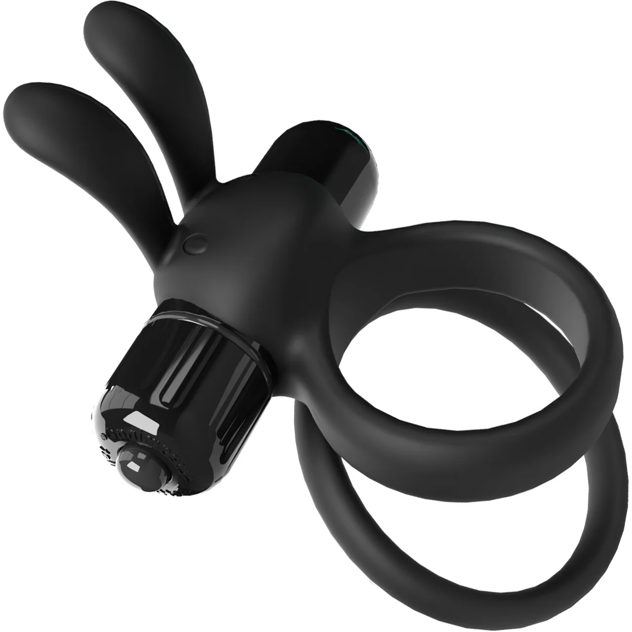 4T Ohare XL Vibrating Silicone Cock Ring By Screaming O - Black - Image 2