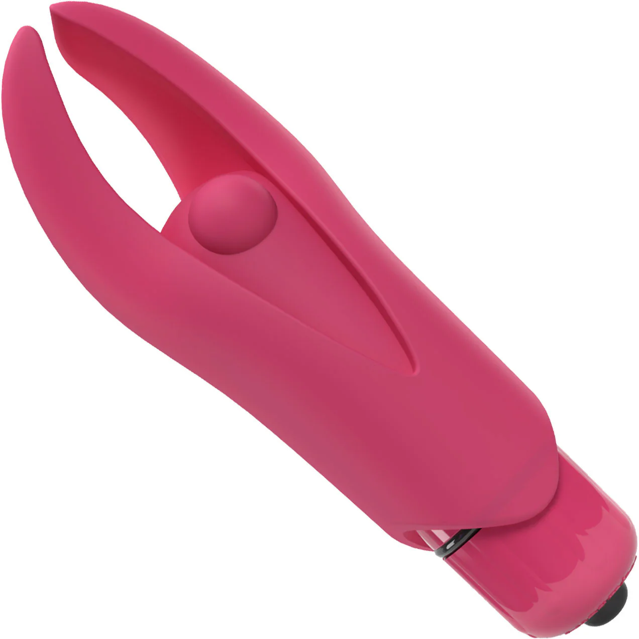 4T Screamin Demon Mini Vibrating Bullet With Silicone Horned Sleeve By Screaming O - Strawberry - Image 2