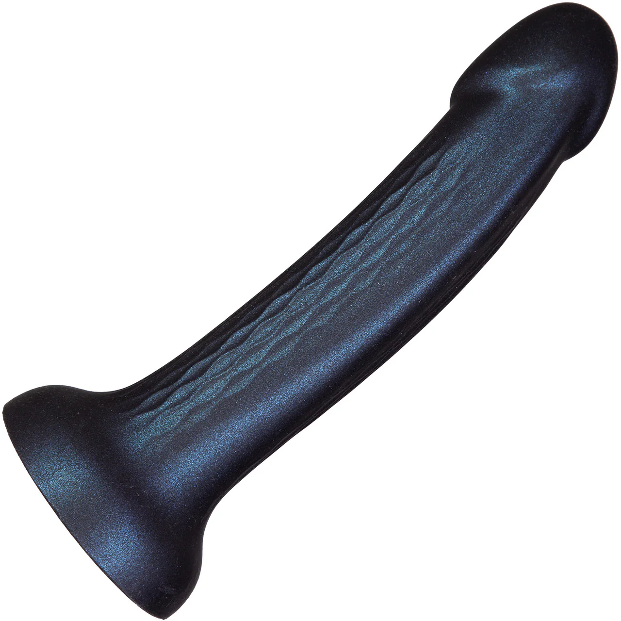 Addiction Fantasy Siren 8" Silicone Suction Cup G-Spot Dildo - Blue - Image 7