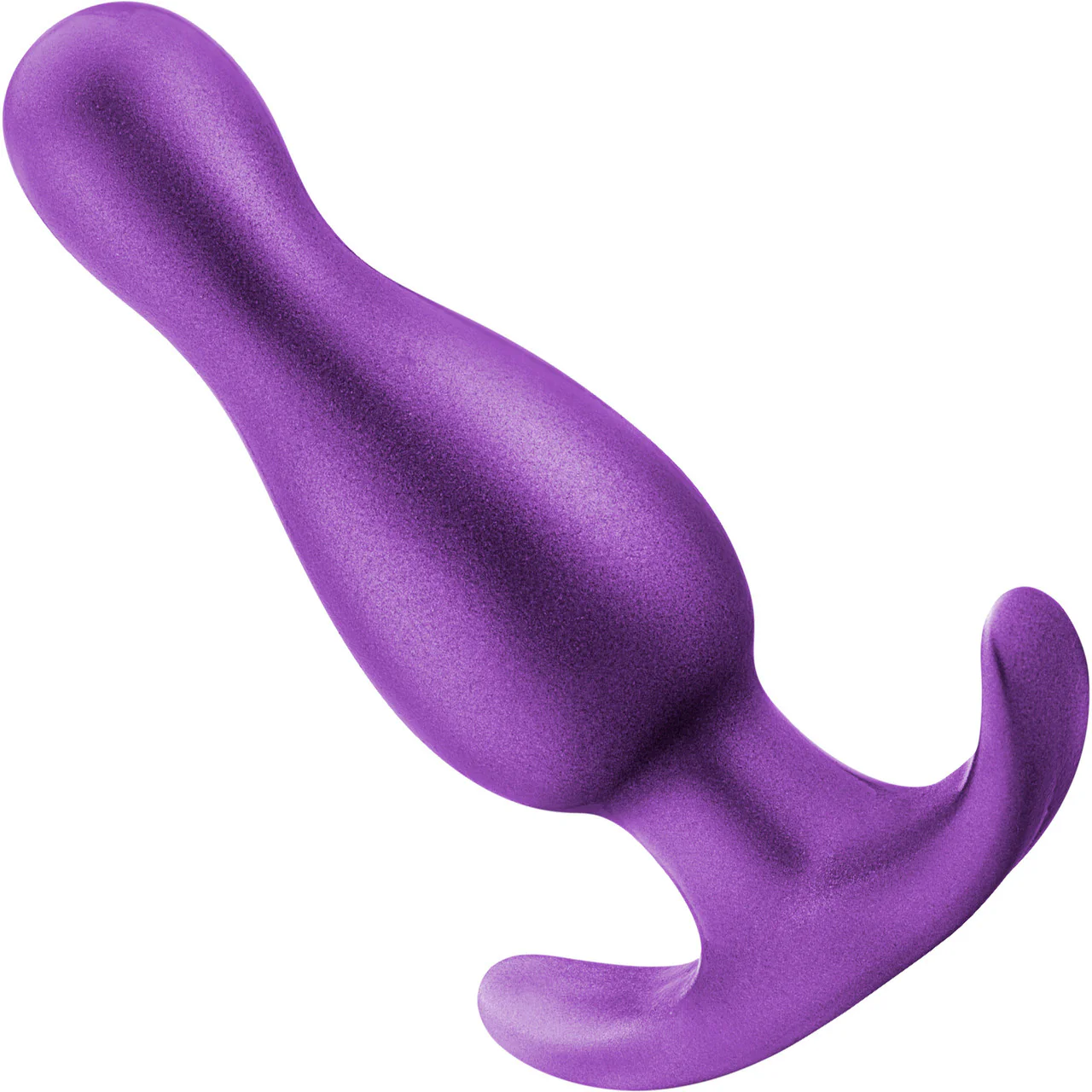 Anal Adventures Matrix Quantum Silicone Butt Plug By Blush - Galactic Purple - Image 2