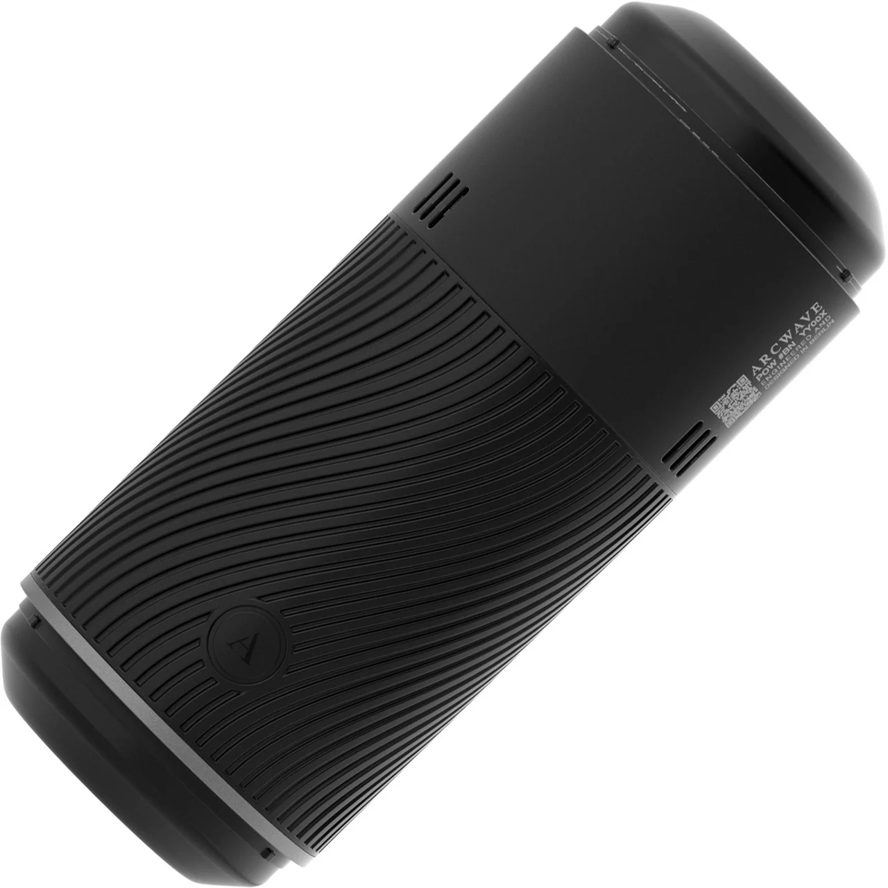 Arcwave POW Silicone Dual Entry Penis Stroker - Black - Image 5