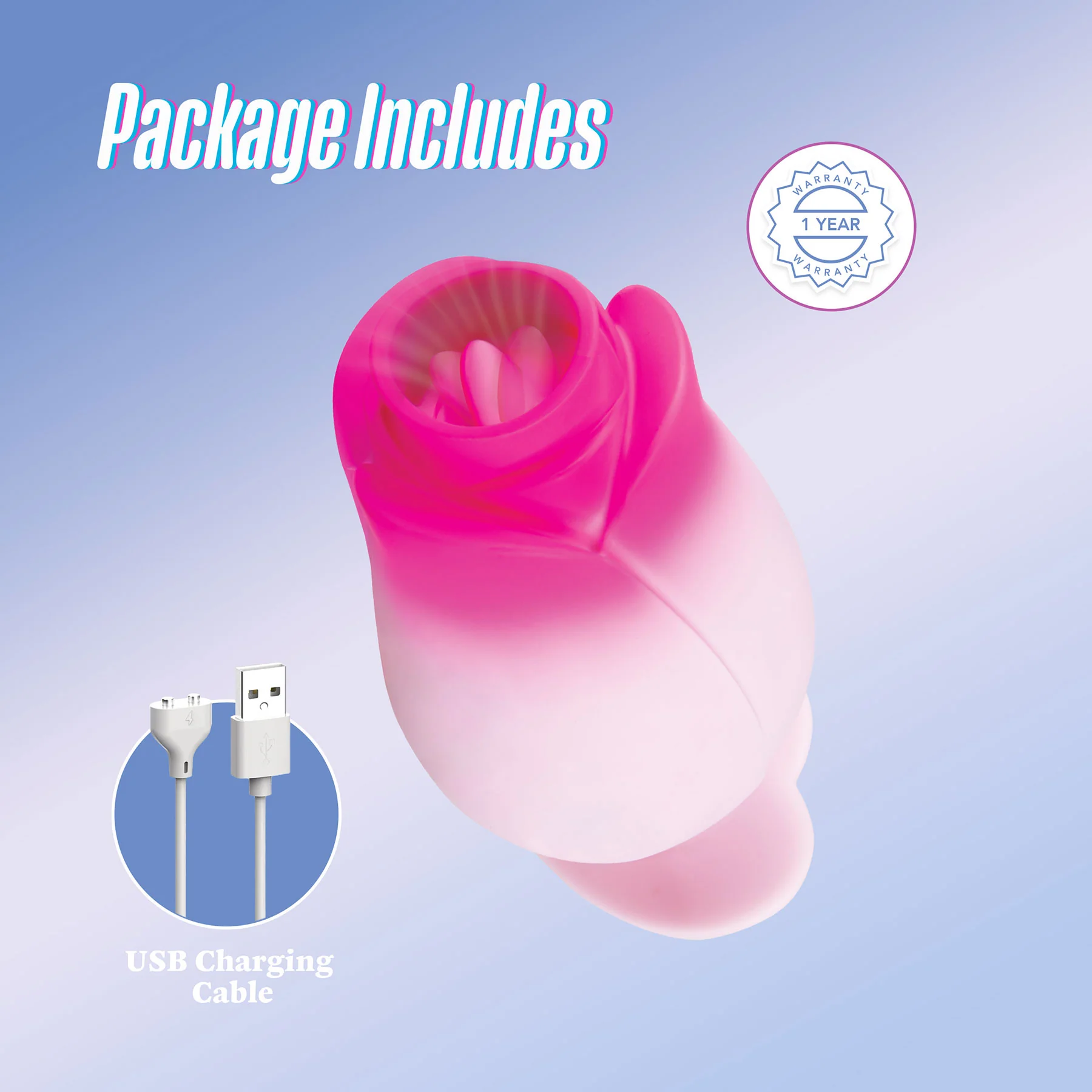 Aria Tulip Trance Rechargeable Silicone Clitoral Stimulator By Blush - Image 12