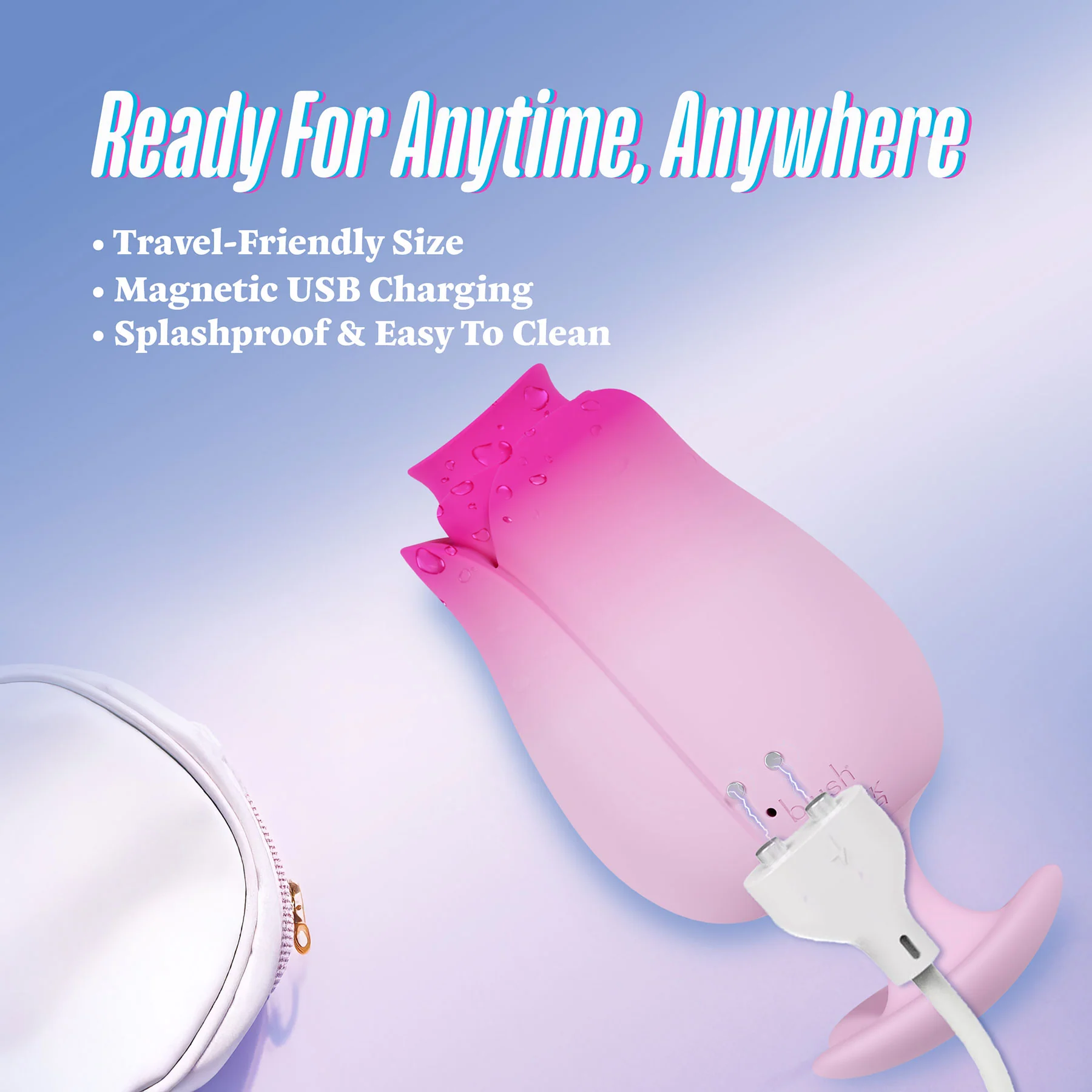 Aria Tulip Trance Rechargeable Silicone Clitoral Stimulator By Blush - Image 4