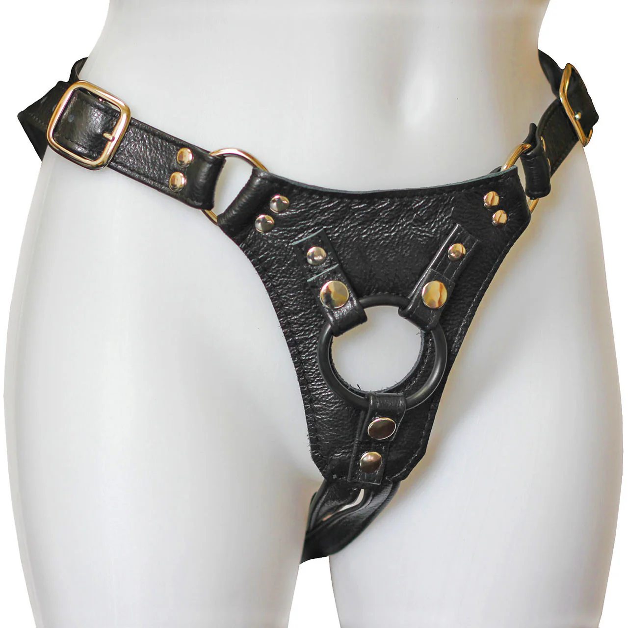 Aslan Jaguar Harness Black & Brass - Image 3