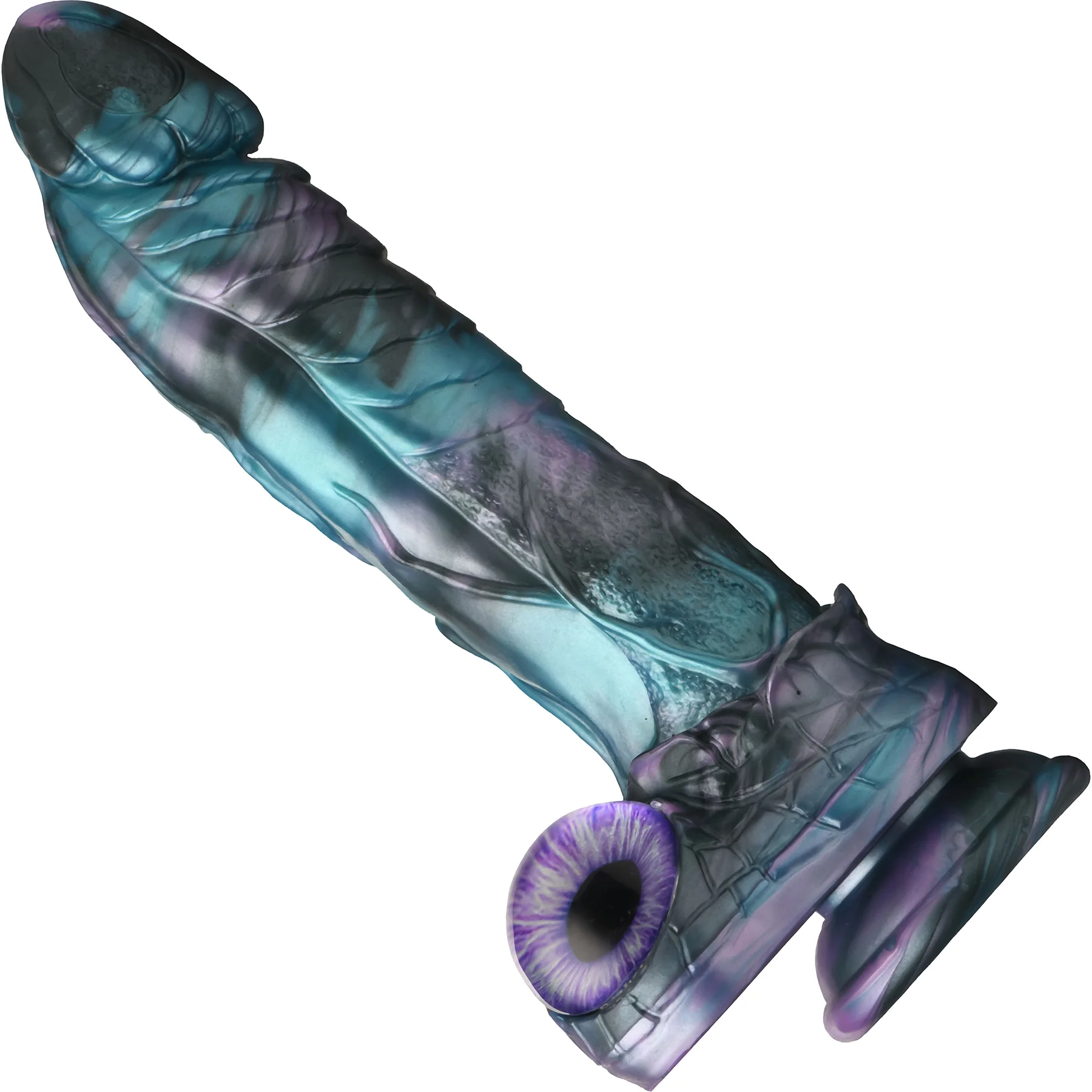 Astro Thrust 8" Thrusting & Vibrating Silicone Suction Cup Dildo With Remote By Creature Cocks - Image 3