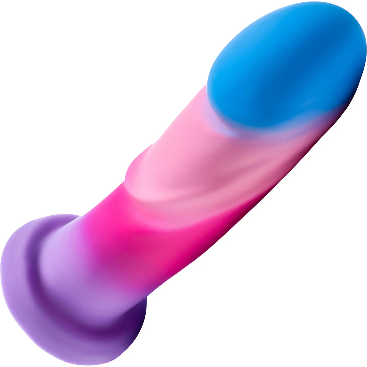 Avant Borealis Dreams 7.75" Silicone Suction Cup Dildo By Blush - Cotton Candy - Image 3