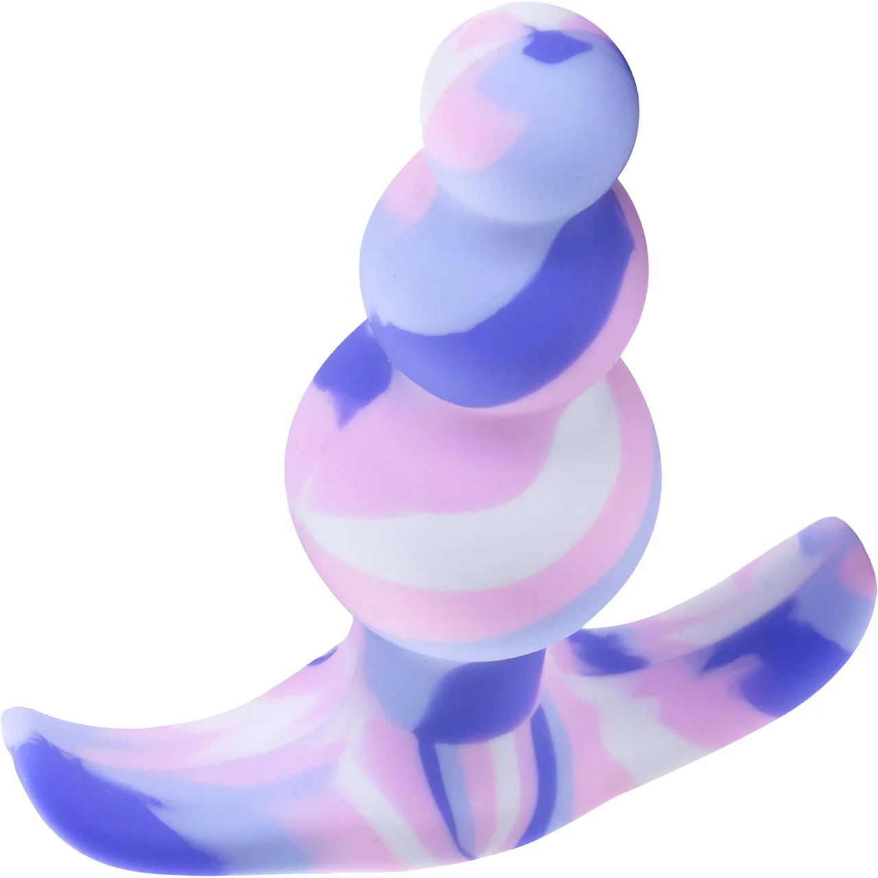Avant Twilight Beaded Silicone Butt Plug By Blush - Blue - Image 3
