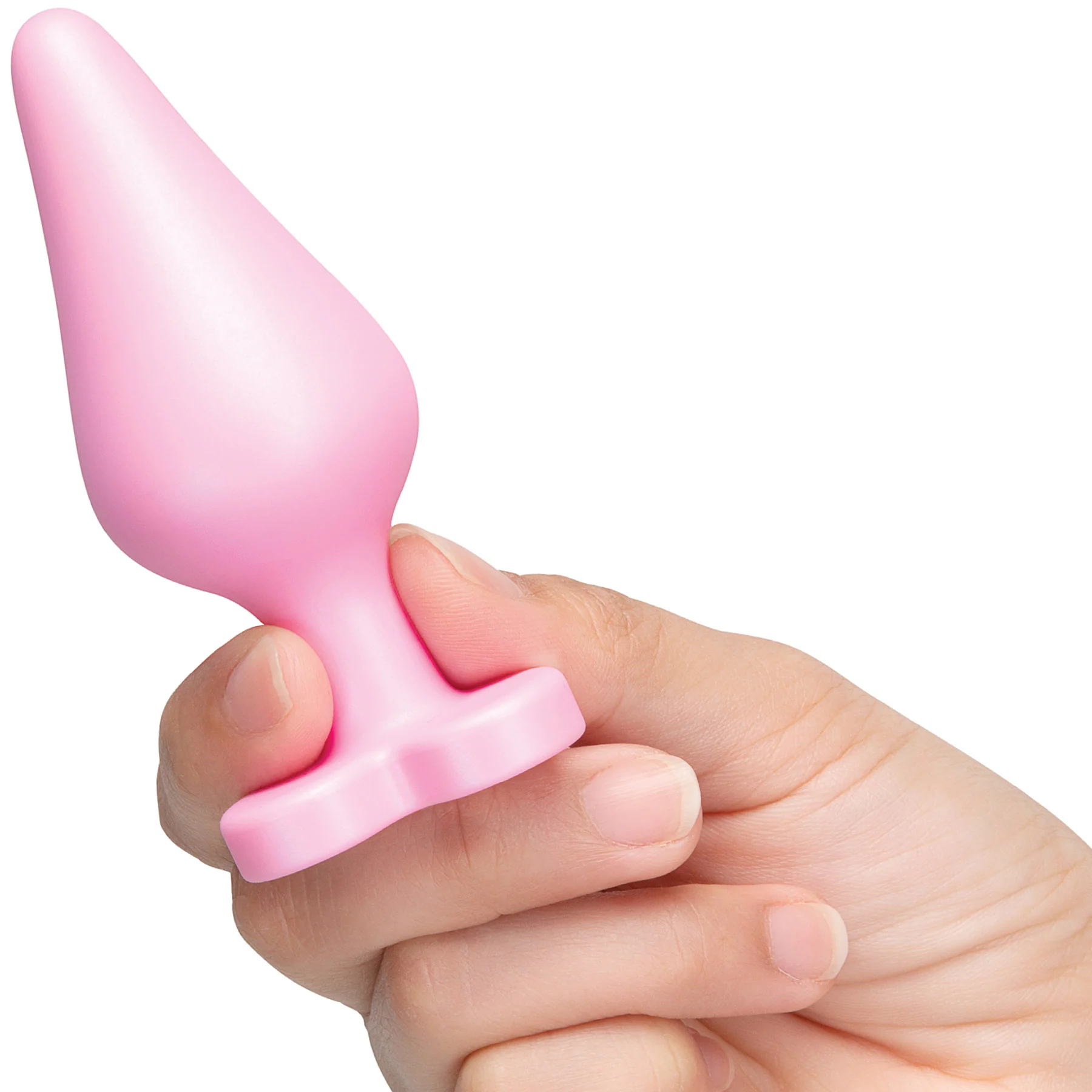 b-Vibe Butties b-Mine Heart Base Silicone Butt Plug - Image 3
