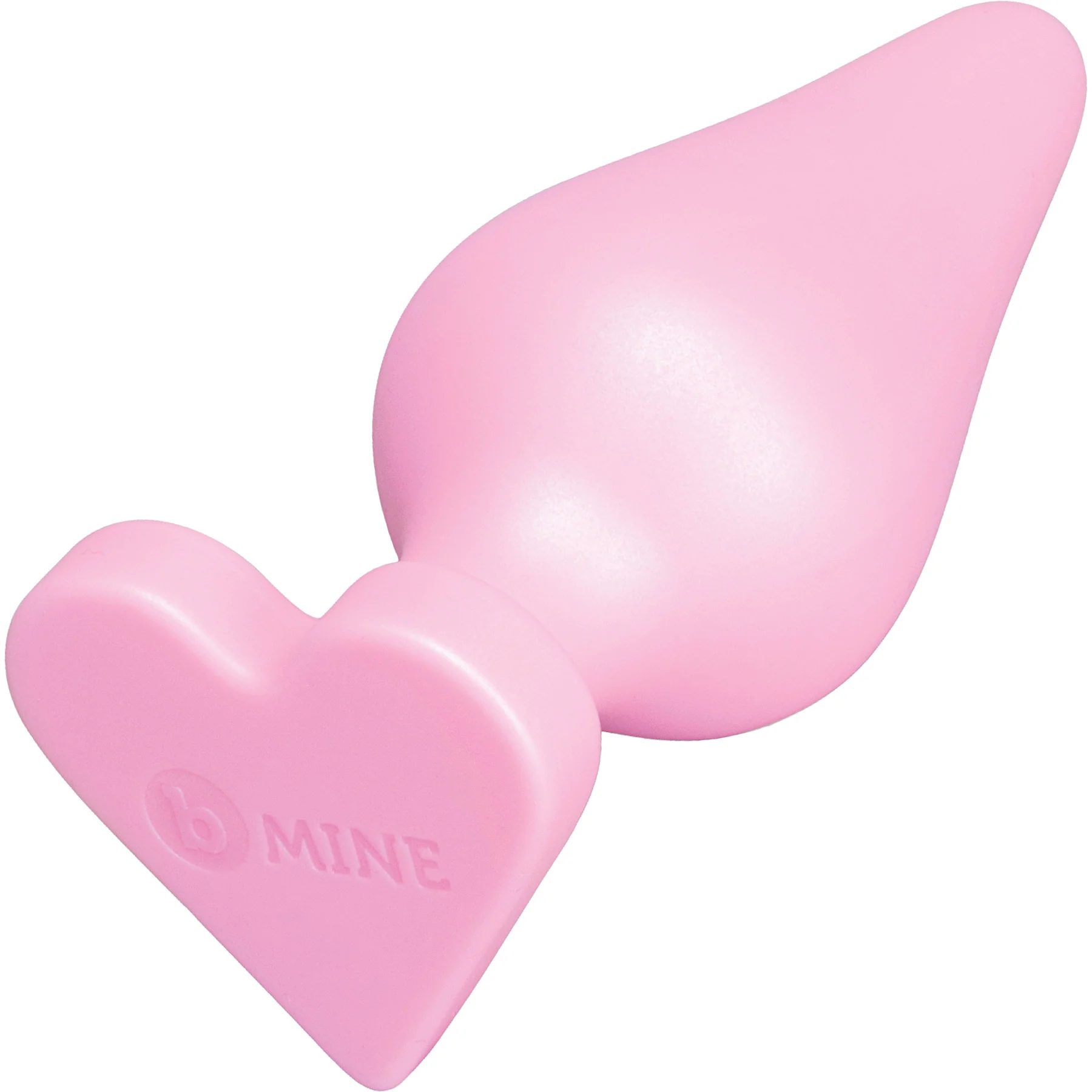 b-Vibe Butties b-Mine Heart Base Silicone Butt Plug - Image 5