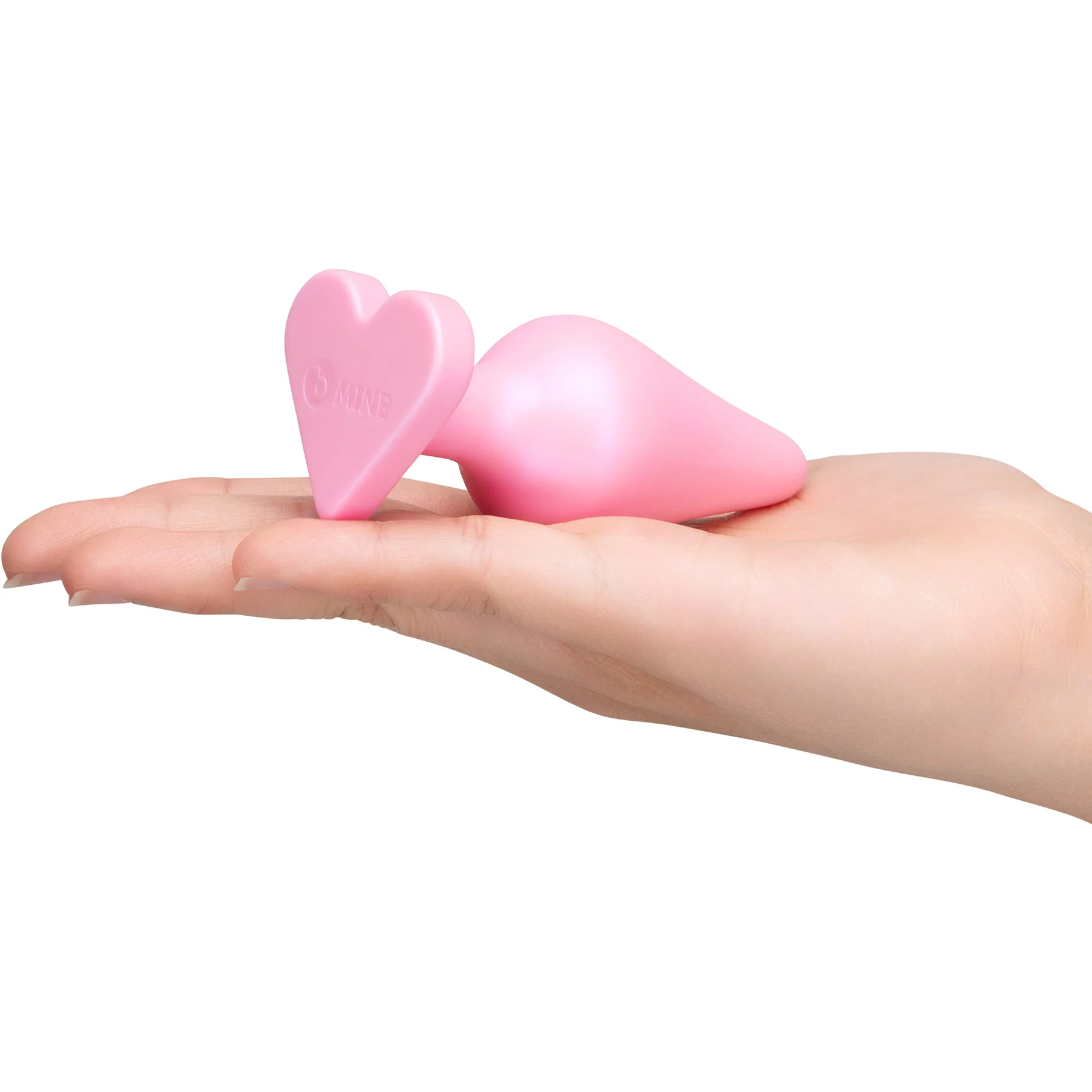 b-Vibe Butties b-Mine Heart Base Silicone Butt Plug - Image 7