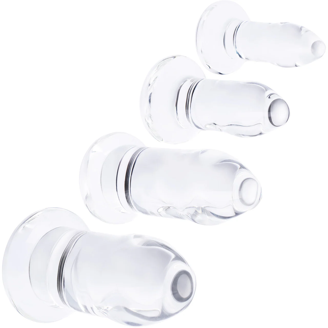 b-Vibe Glass Anal Dilators 4 Piece Set - Image 9