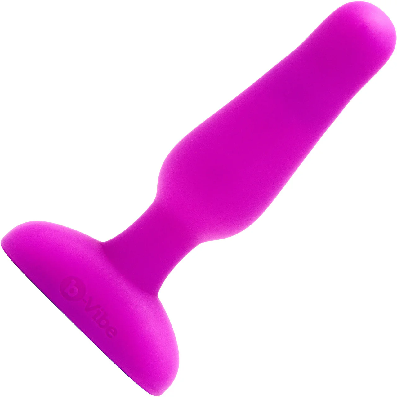 b-Vibe Novice Plug Vibrating Anal Plug With Remote - Fuchsia - Image 4