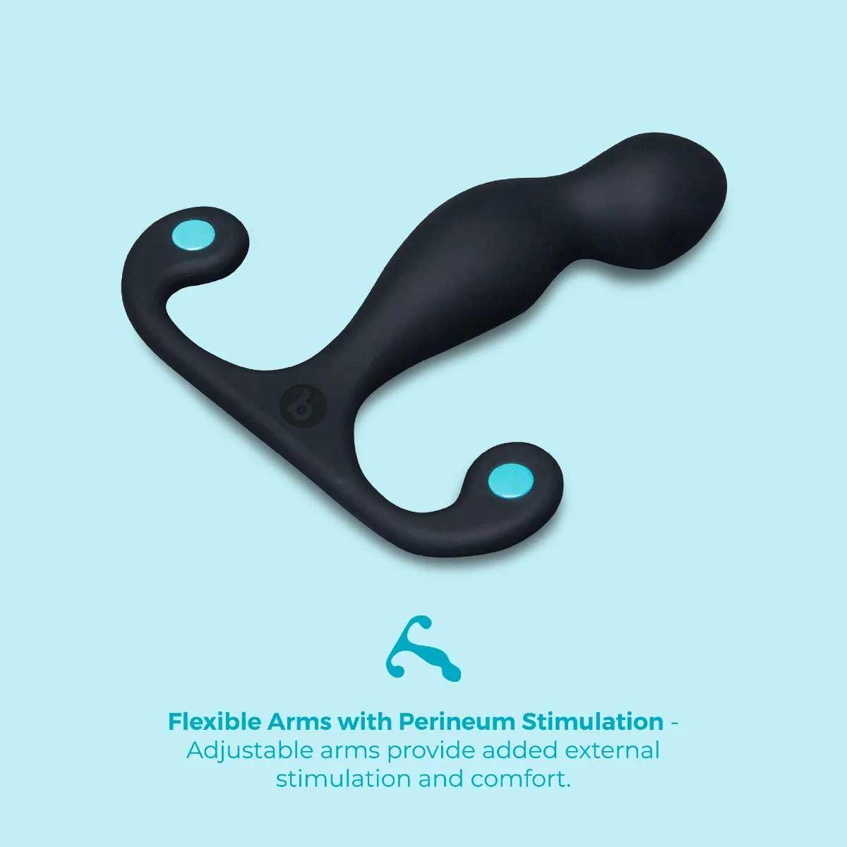 b-Vibe P-Spot Vortex Flex Hands-Free Angled Silicone Prostate Massager - Image 10