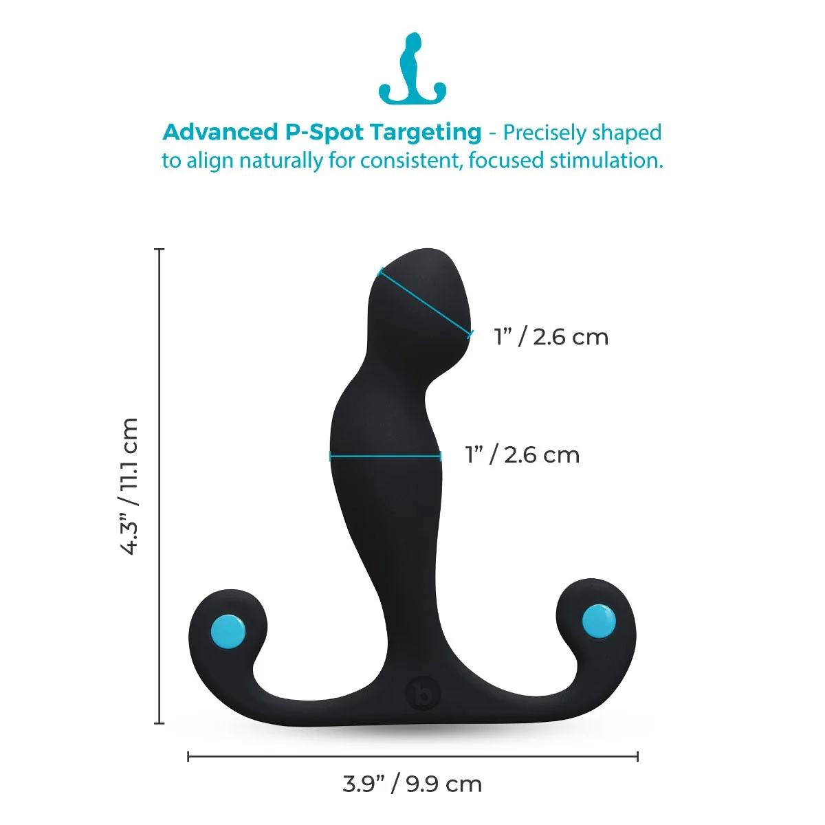 b-Vibe P-Spot Vortex Flex Hands-Free Angled Silicone Prostate Massager - Image 15