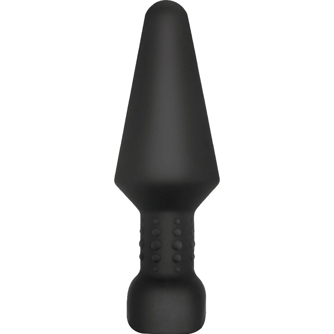 b-Vibe Rimming Plug XL Silicone Remote Control Vibrating Anal Toy - Black - Image 4