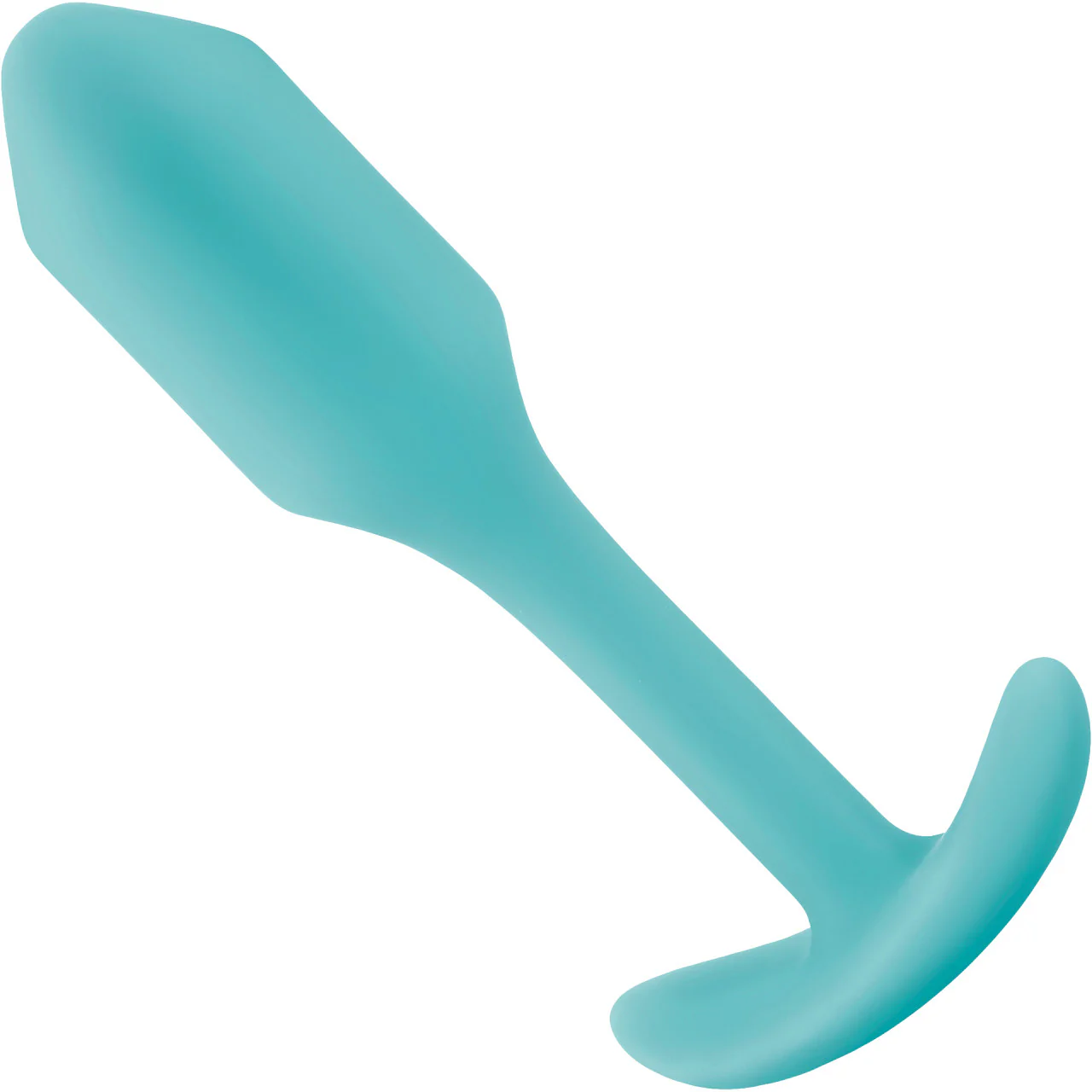 b-Vibe Snug Plug 1 Small Silicone Weighted Butt Plug - Mint - Image 2
