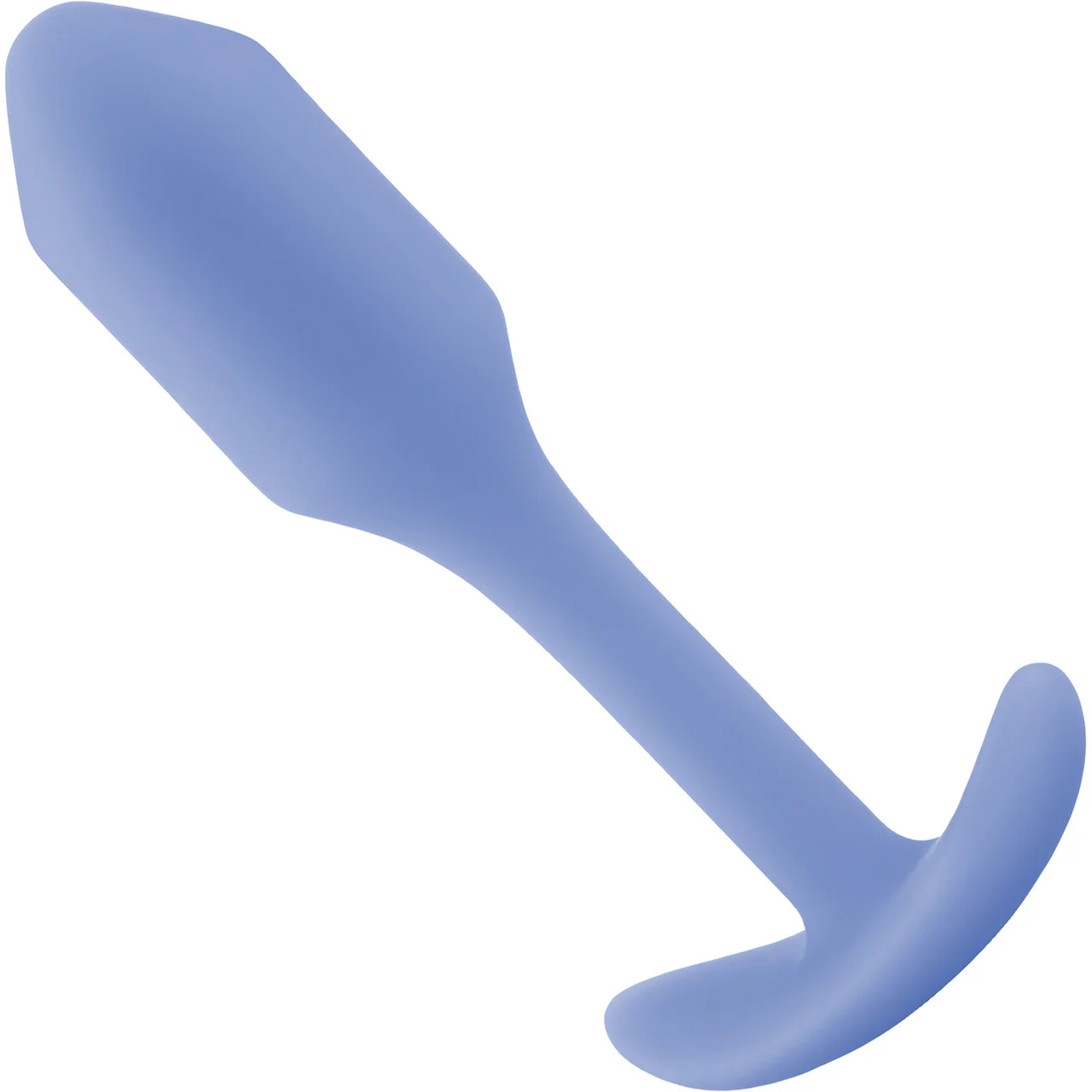 b-Vibe Snug Plug 1 Small Silicone Weighted Butt Plug - Violet - Image 3