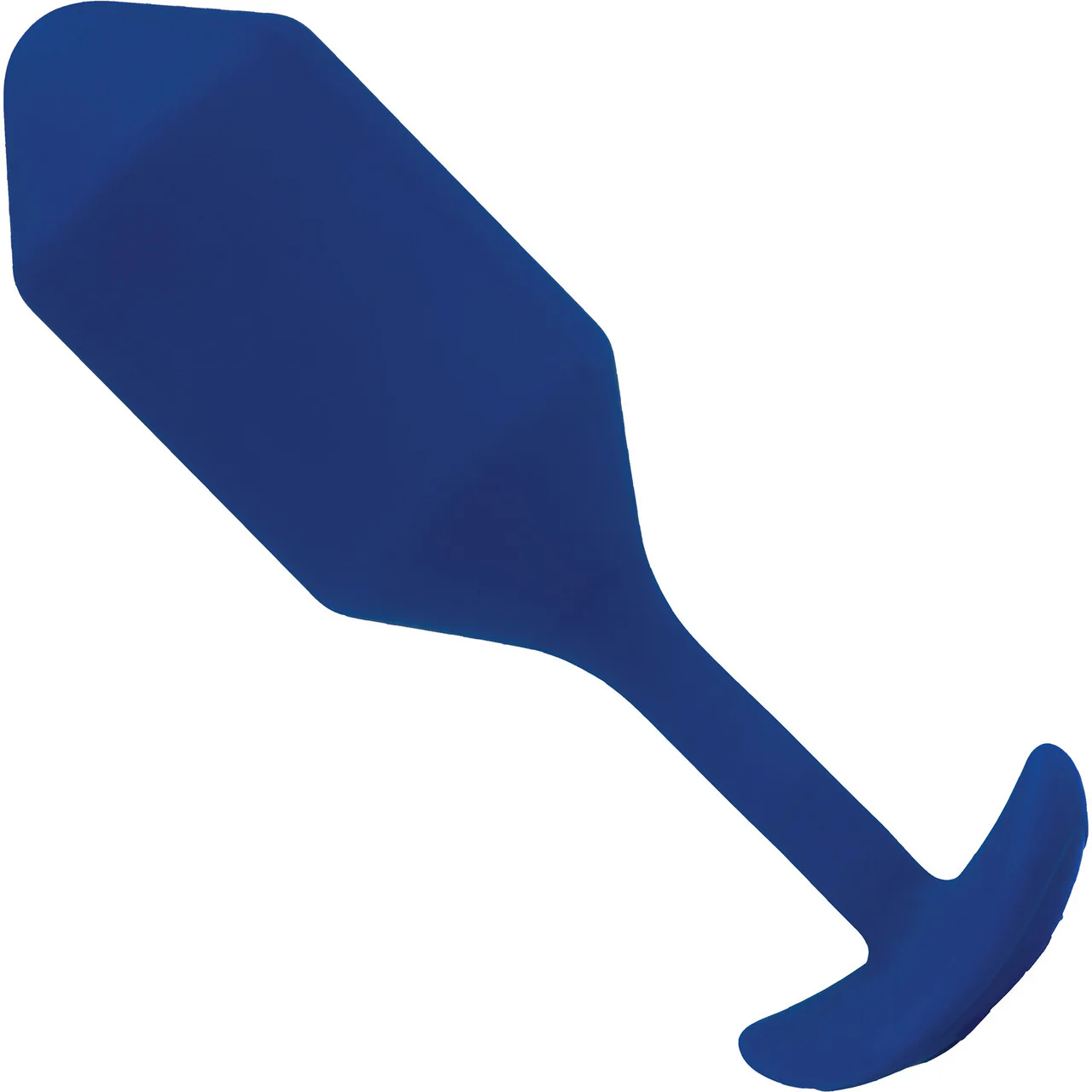 b-Vibe Vibrating Snug Plug 4 Rechargeable Silicone Anal Plug - Navy - Image 3