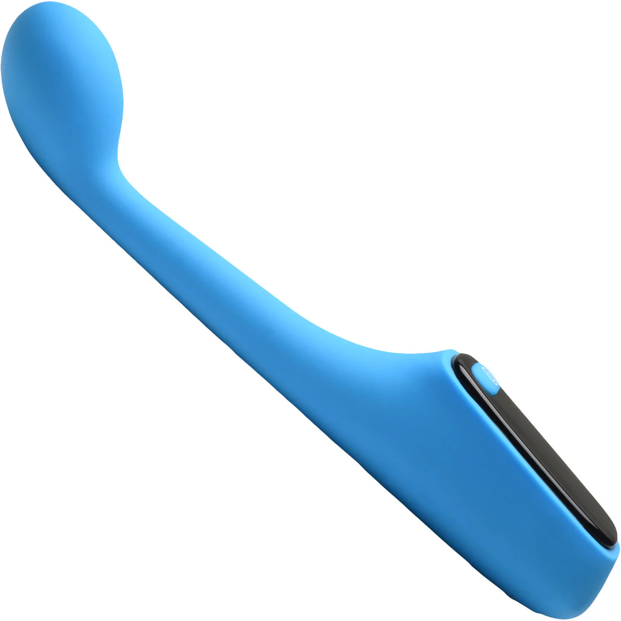 BANG! Digital Display Rechargeable Waterproof Silicone G-Spot Vibrator - Blue - Image 4