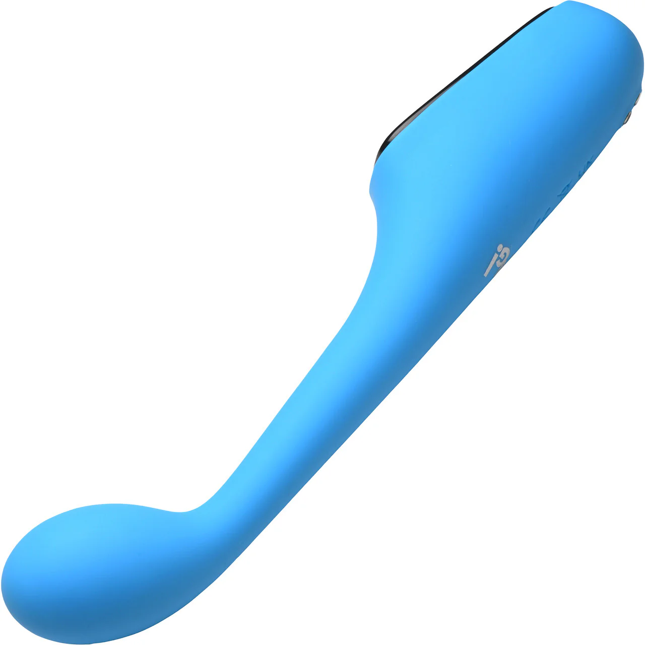 BANG! Digital Display Rechargeable Waterproof Silicone G-Spot Vibrator - Blue - Image 9