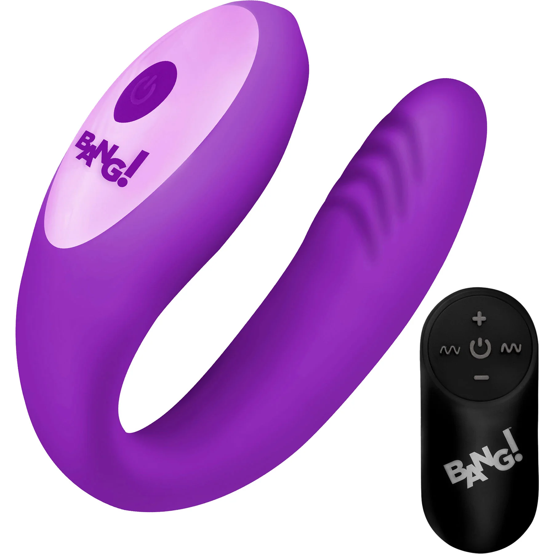 BANG! Gyrating G-Spot Rechargeable Silicone Dual Stimulation Vibrator With Remote - Image 11