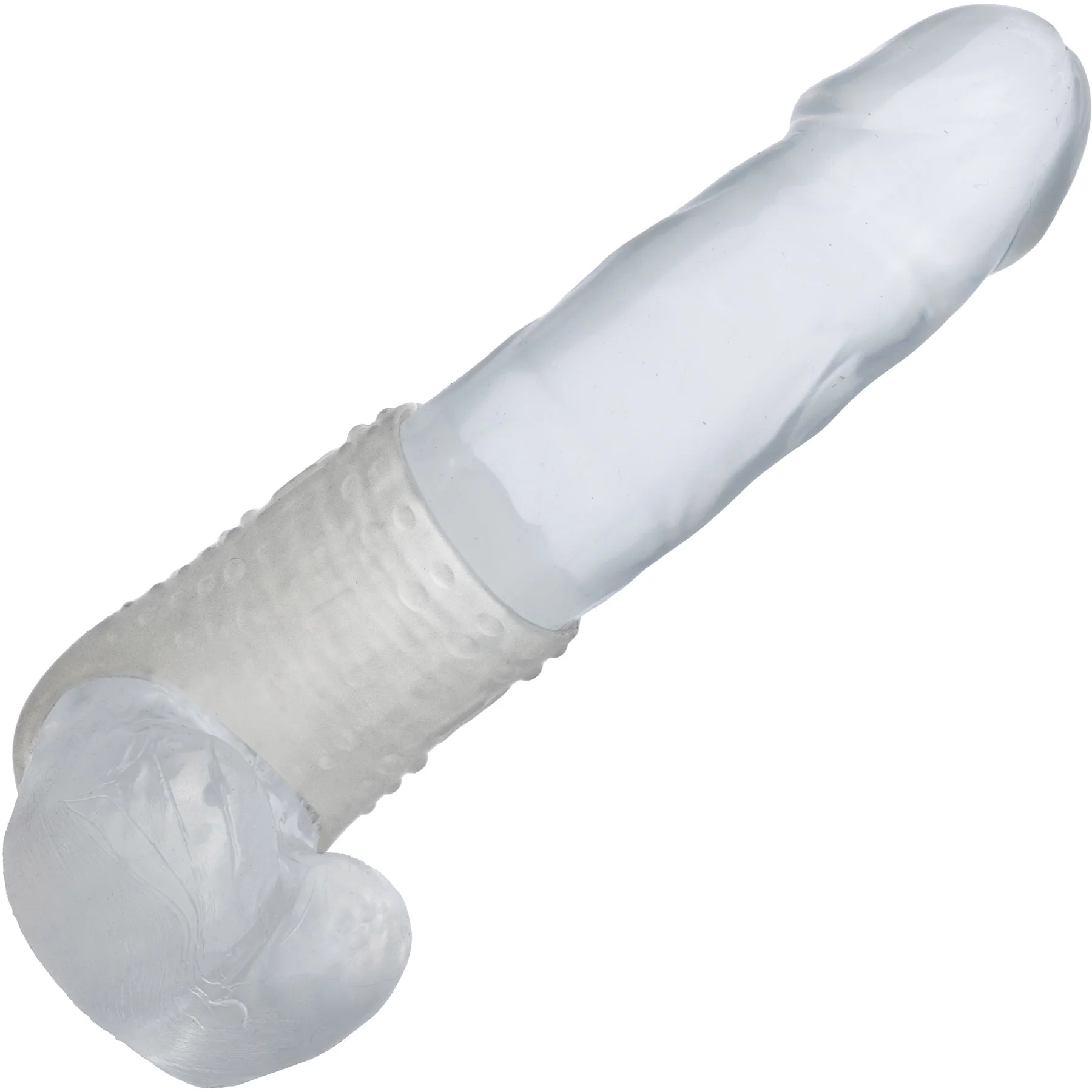 Basic Essentials® Liquid Silicone Stimulation Enhancer Penis Sleeve By CalExotics - Image 3