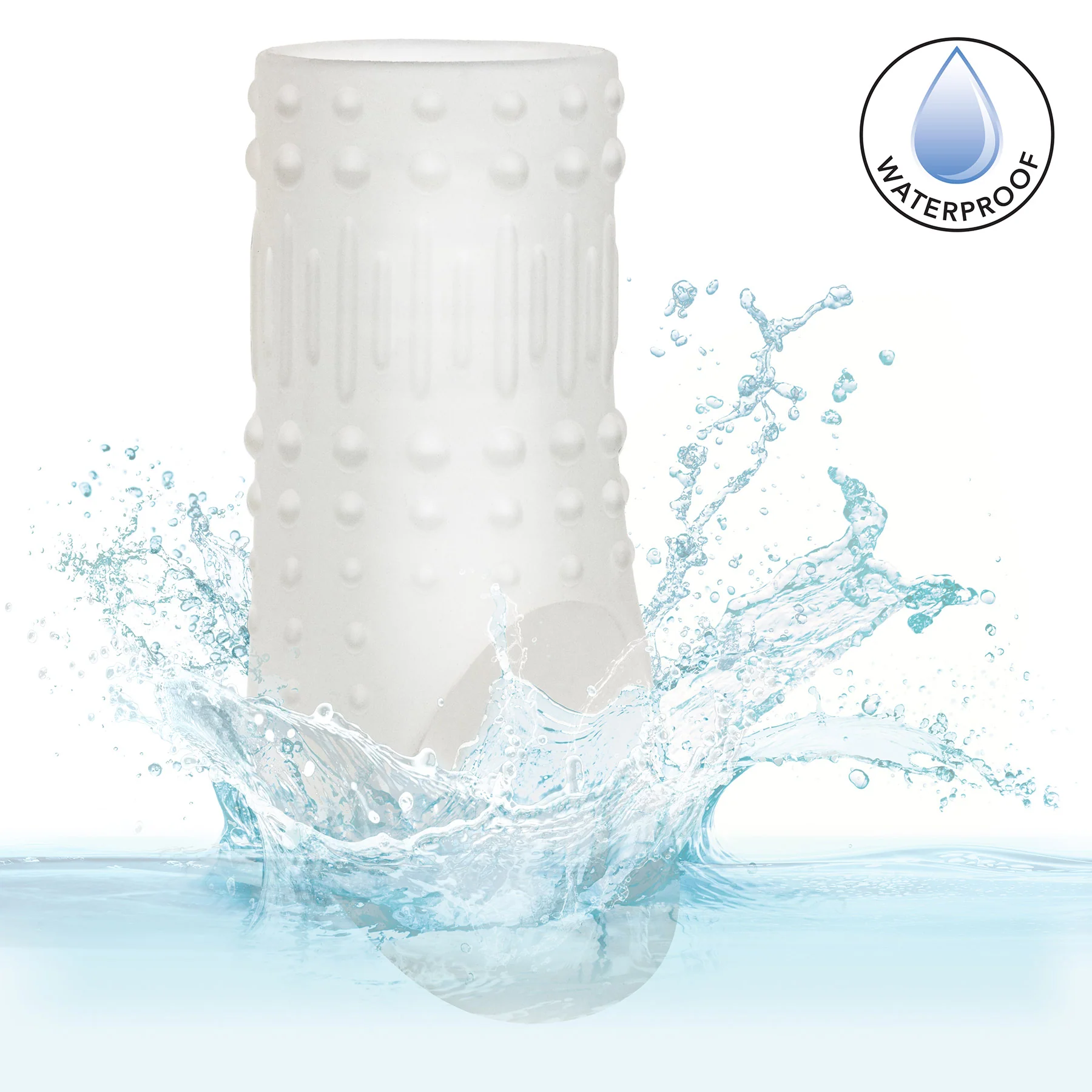 Basic Essentials® Liquid Silicone Stimulation Enhancer Penis Sleeve By CalExotics - Image 4