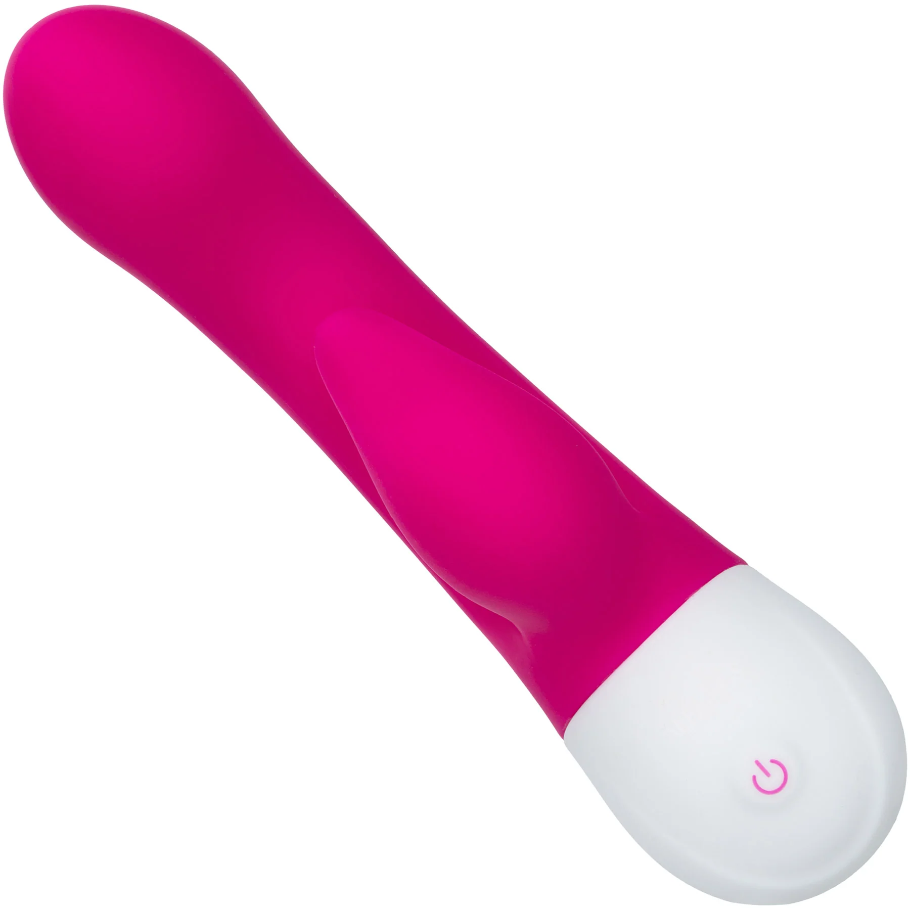 Basic Essentials® Rechargeable Dual Pleaser Silicone Rabbit Vibrator By CalExotics - Image 5