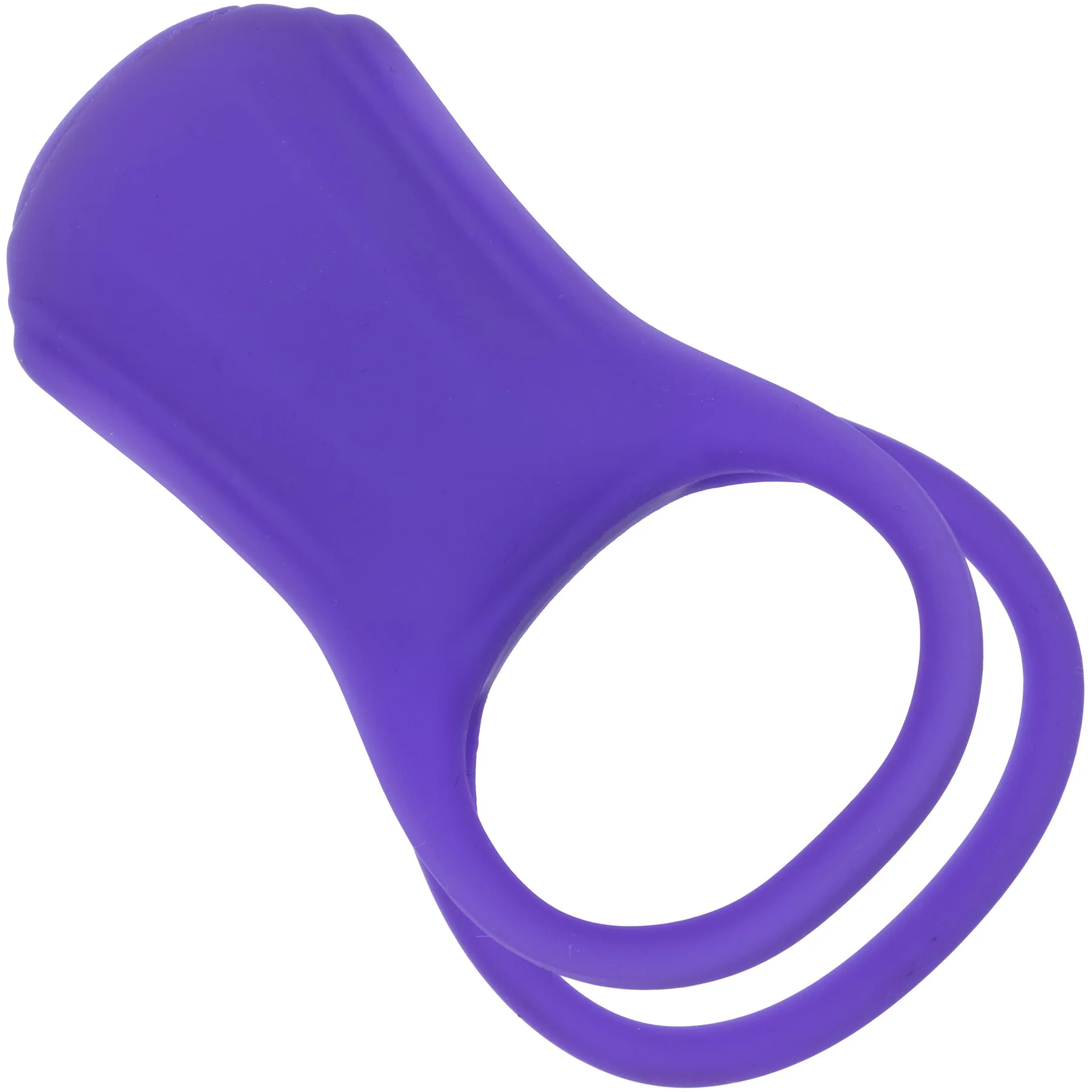 Basic Essentials® Rechargeable Dual Support Cock Ring By CalExotics - Image 6