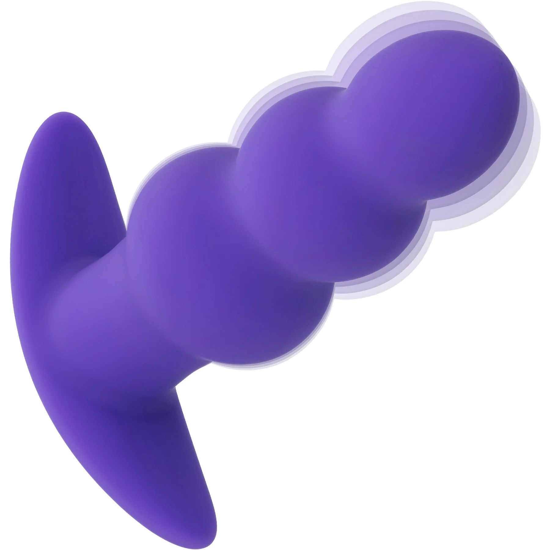 Basic Essentials® Rechargeable Beaded Probe Silicone Vibrating Butt Plug By CalExotics - Image 3