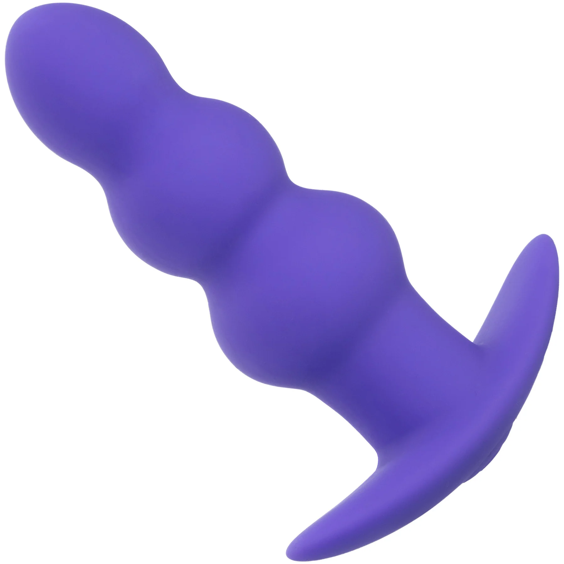 Basic Essentials® Rechargeable Beaded Probe Silicone Vibrating Butt Plug By CalExotics - Image 5