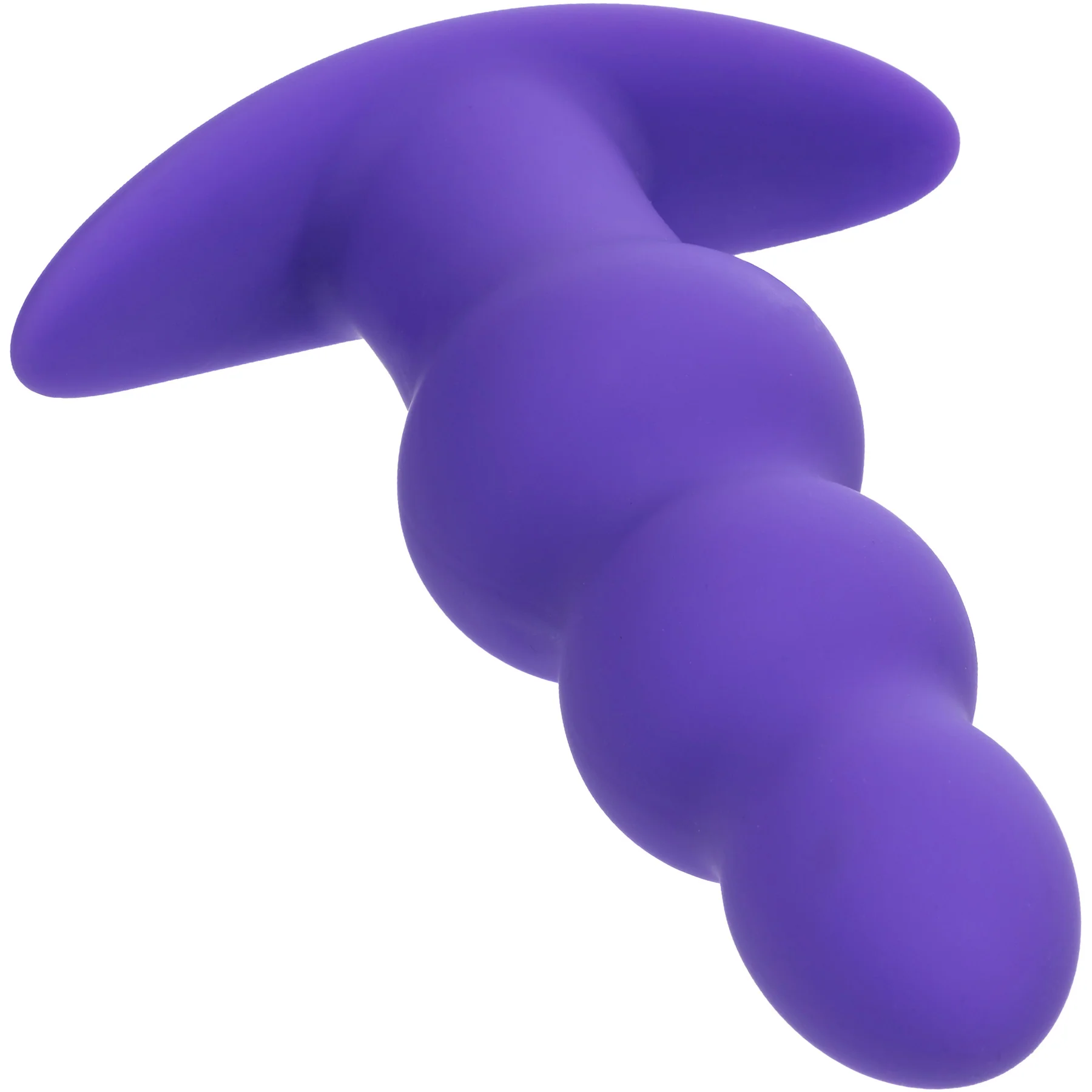 Basic Essentials® Rechargeable Beaded Probe Silicone Vibrating Butt Plug By CalExotics - Image 6