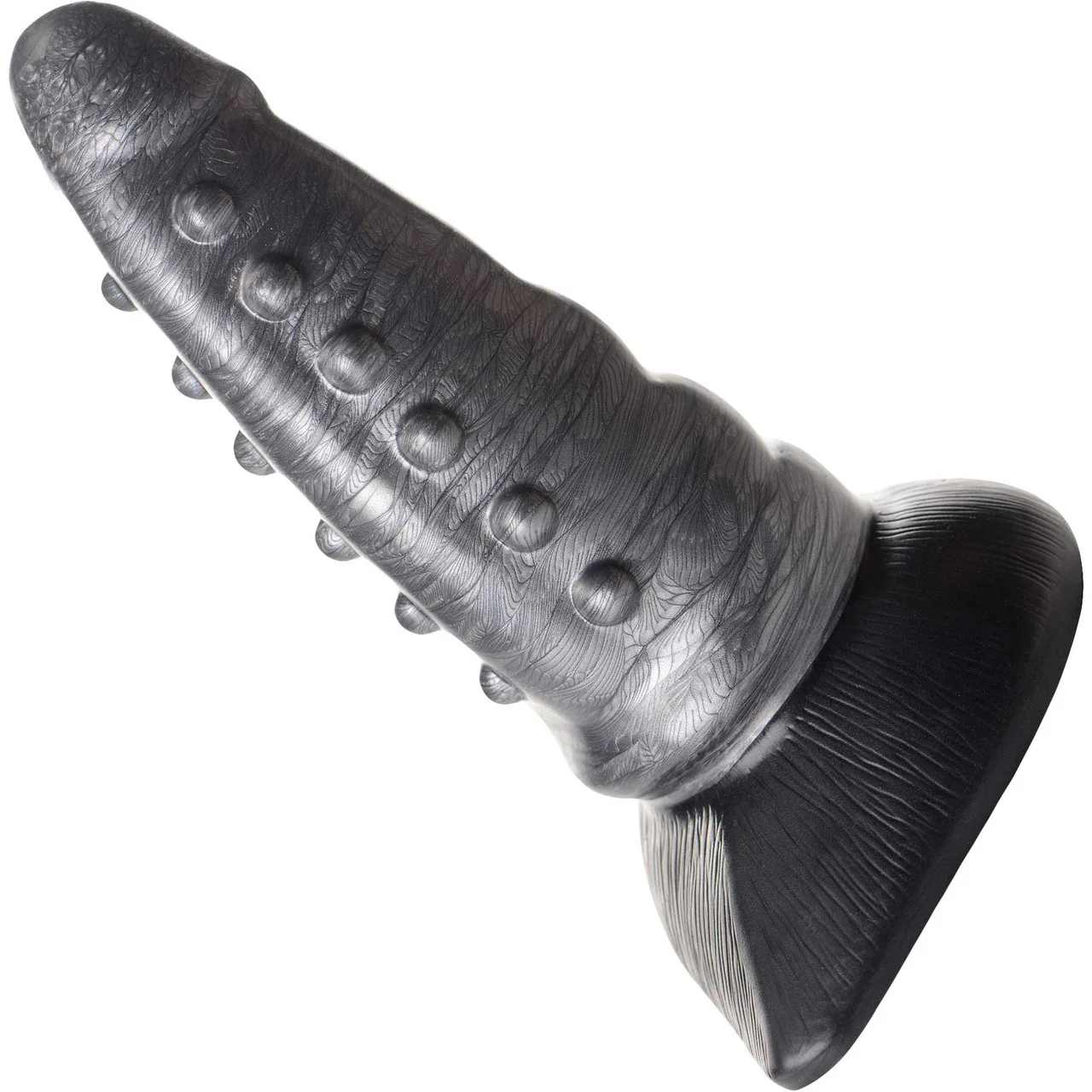 Beastly Tapered Bumpy 8.25" Silicone Suction Cup Dildo By Creature Cocks - Image 7