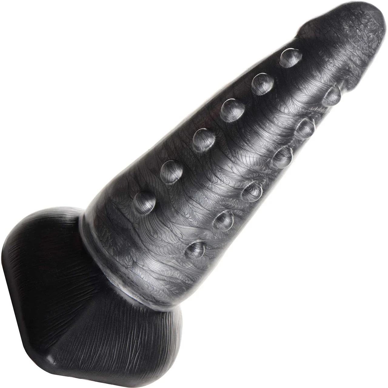 Beastly Tapered Bumpy 8.25" Silicone Suction Cup Dildo By Creature Cocks - Image 8