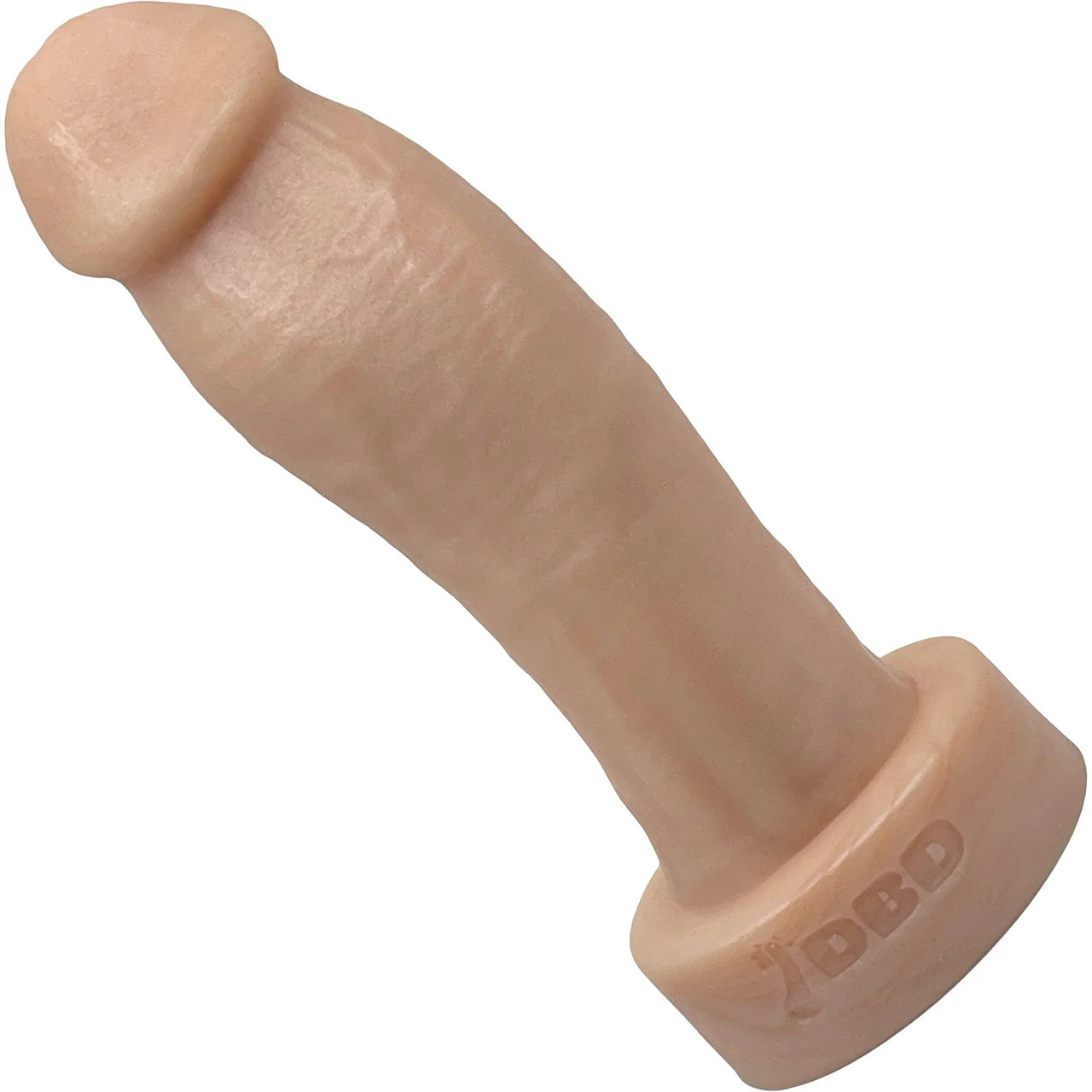 BIG Daddy Duncan XL 9" Platinum Silicone Realistic Dildo By Dee's Big Daddies - Vanilla - Image 4