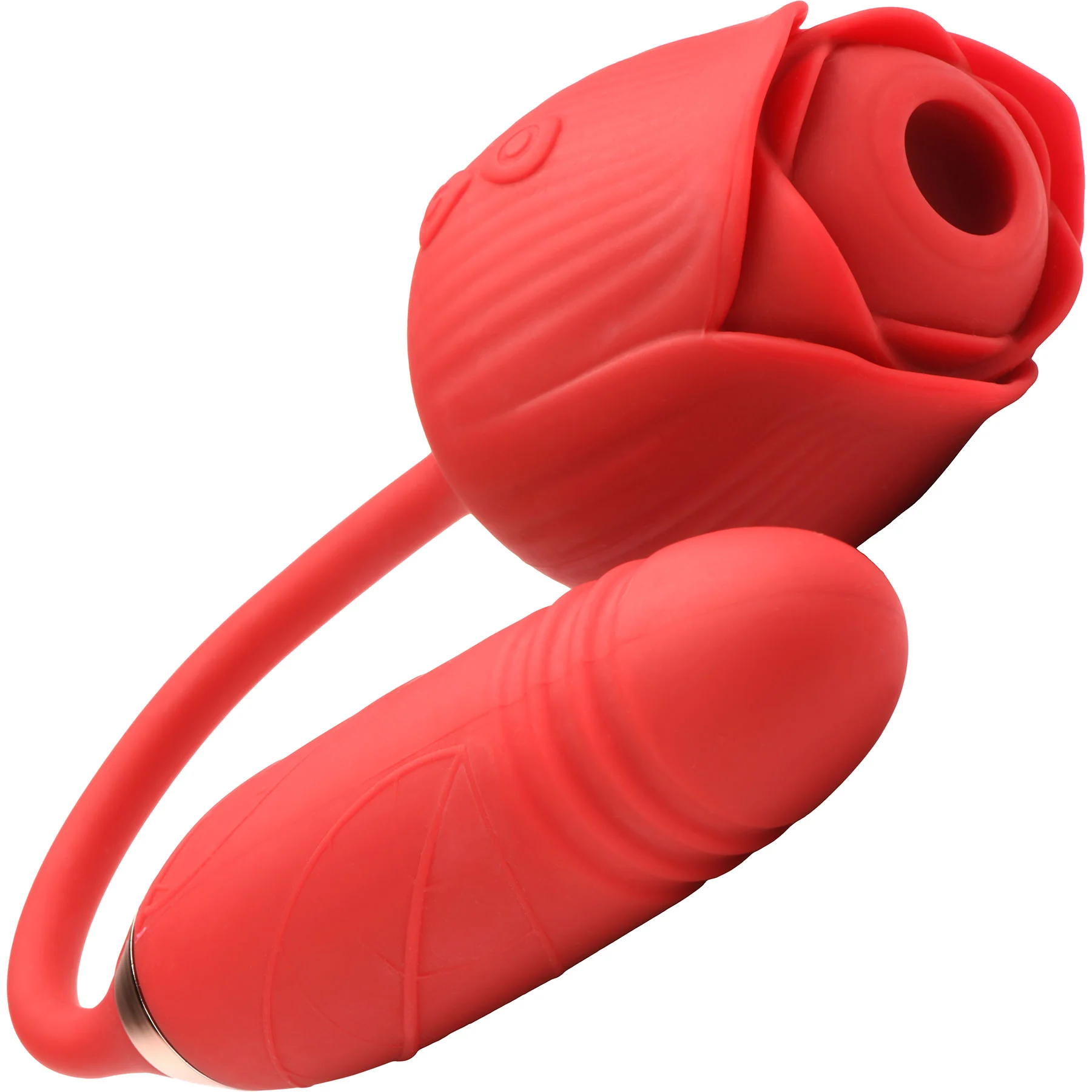 Bloomgasm Romping Rose 10X Silicone Suction Rose & Thrusting Vibrator - Image 4