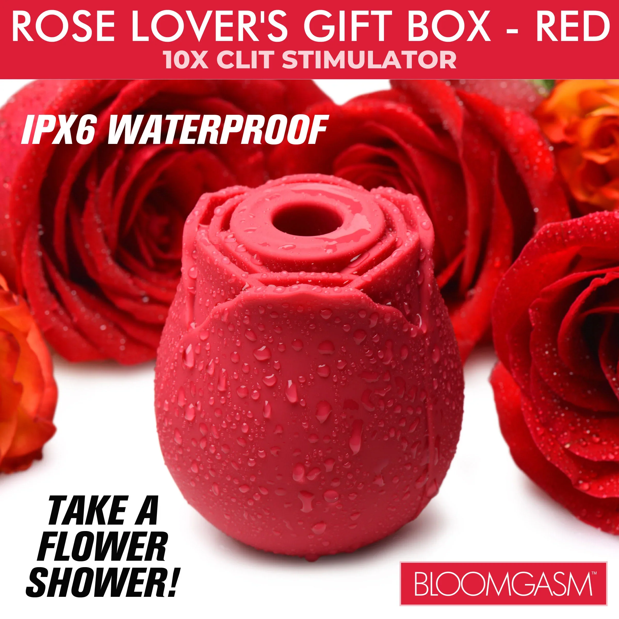 Bloomgasm The Rose Stimulator Lover's Gift Box - Red - Image 5