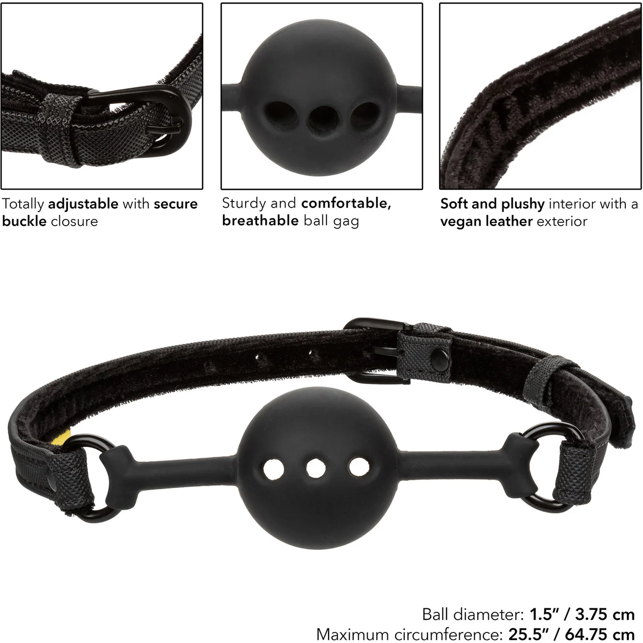 Boundless Breathable Silicone Ball Gag By CalExotics - Image 8