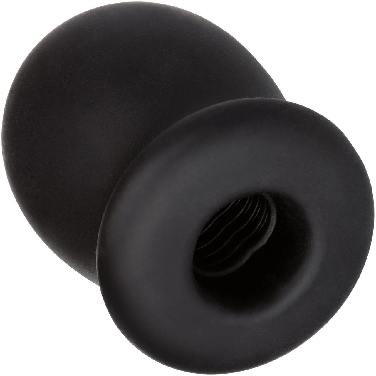 Boundless Rechargeable Waterproof Silicone Vibrating Trans Masc Stroker 2.75" By CalExotics - Black - Image 2