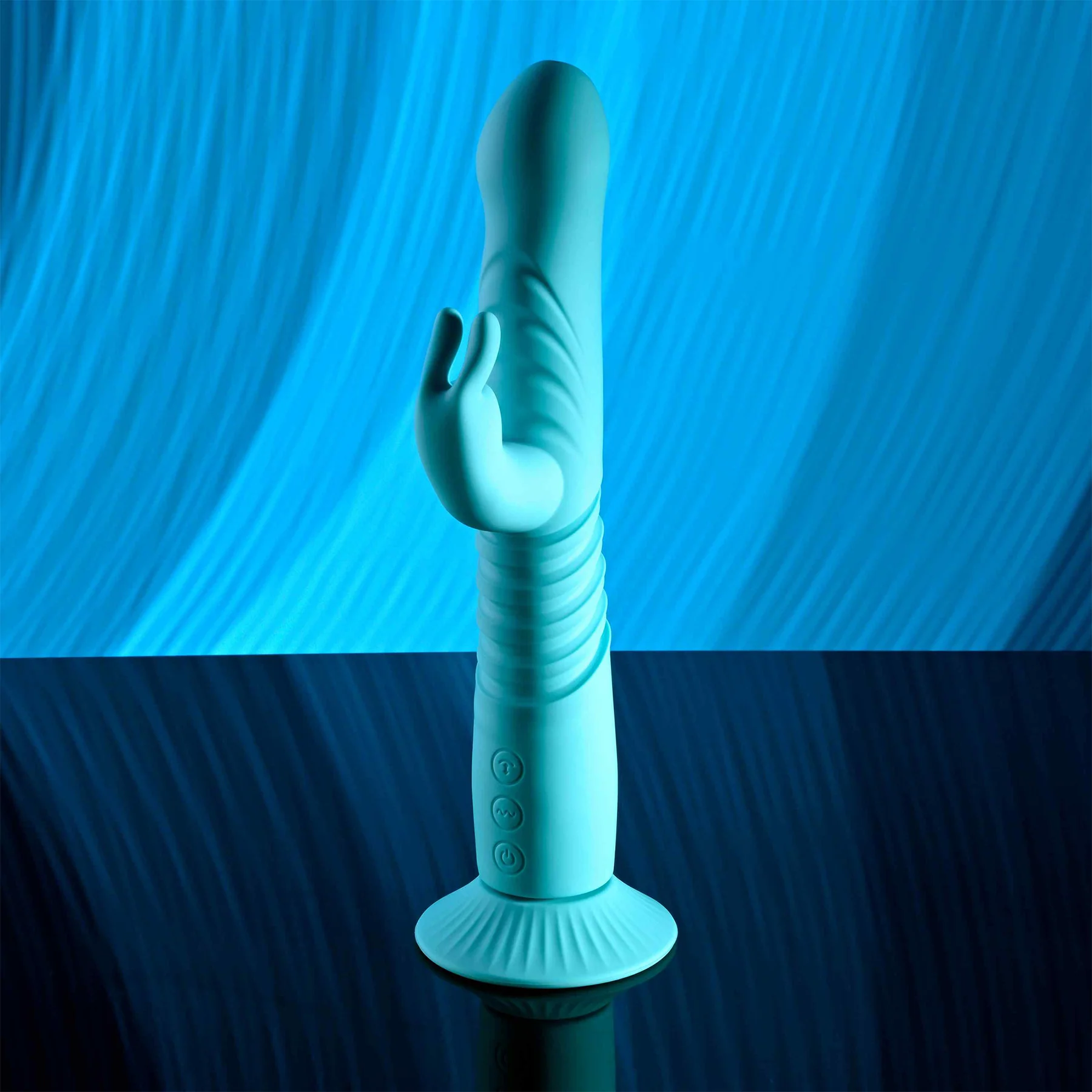 Bunny Hop Rechargeable Silicone Thrusting Rabbit Vibrator By Evolved Novelties - Image 10