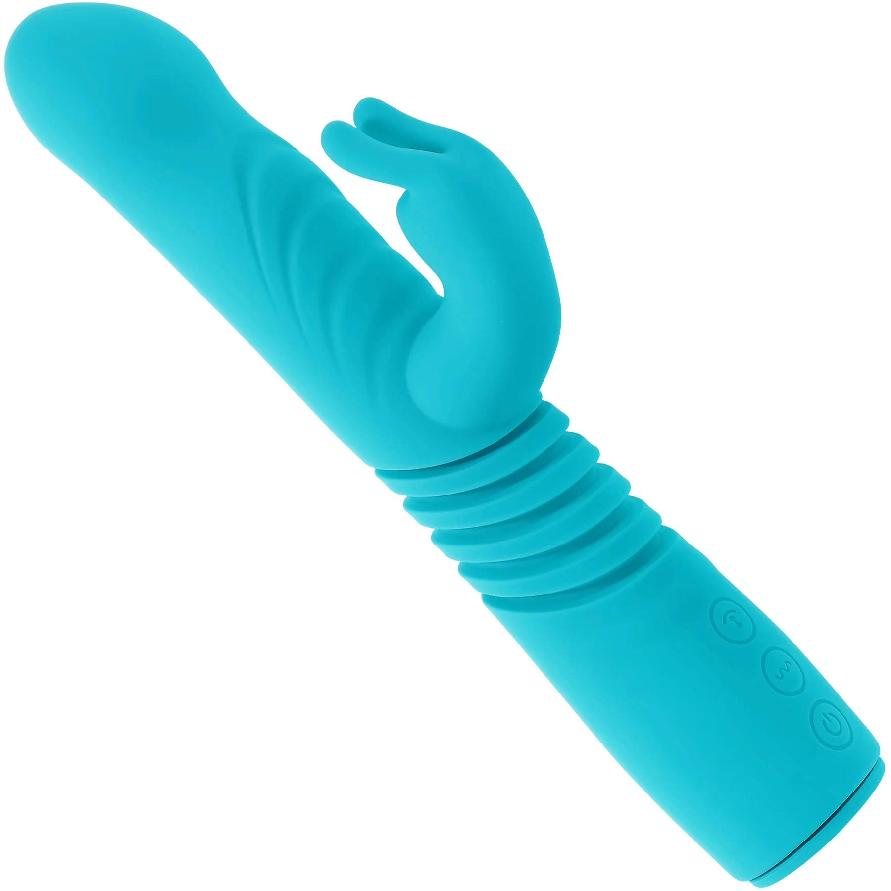 Bunny Hop Rechargeable Silicone Thrusting Rabbit Vibrator By Evolved Novelties - Image 16