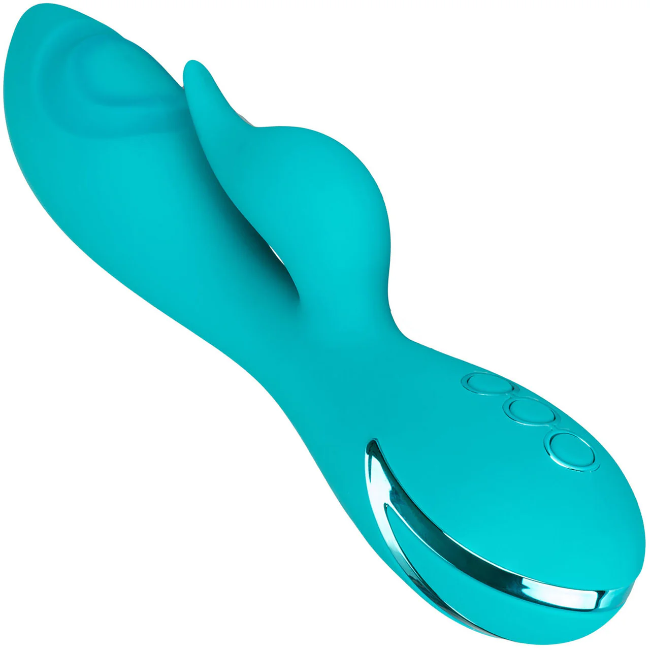 California Dreaming Santa Monica Starlet Rabbit Style Pulsing Silicone Vibrator by CalExotics - Image 5