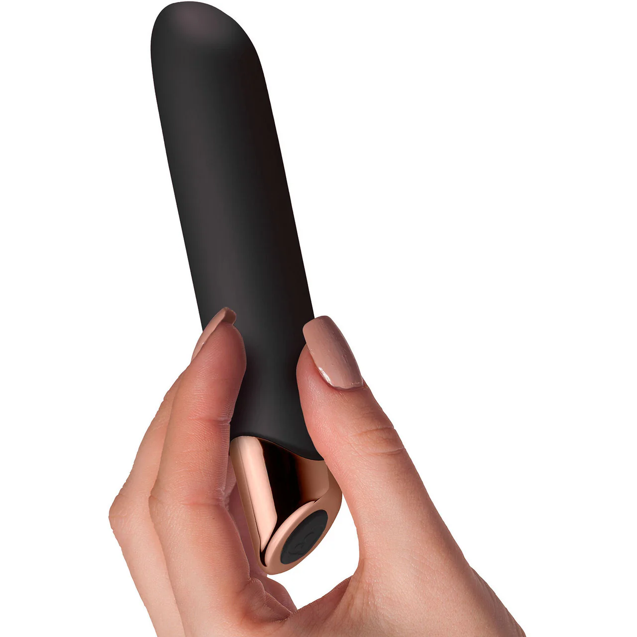 Chaiamo 10-Function Rechargeable Silicone Vibrator by Rocks-Off - Black - Image 2