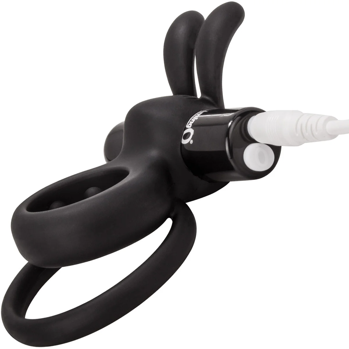 Charged Ohare Rechargeable Vibrating Cock Ring By Screaming O - Black - Image 3