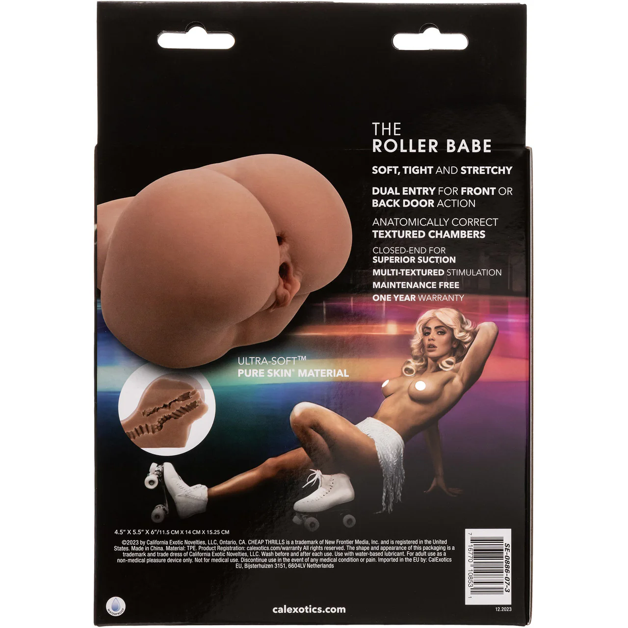 Cheap Thrills The Roller Babe Pussy & Ass Penis Masturbator By CalExotics - Caramel - Image 9