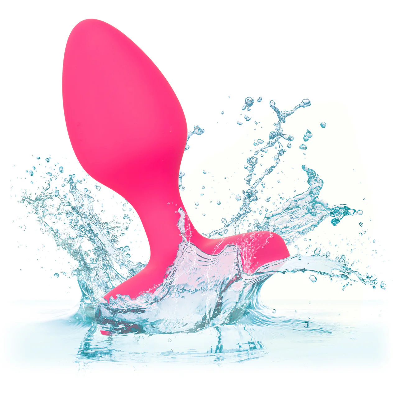 Cheeky Gems Silicone Rechargeable Vibrating Medium Anal Probe By CalExotics - Pink - Image 6
