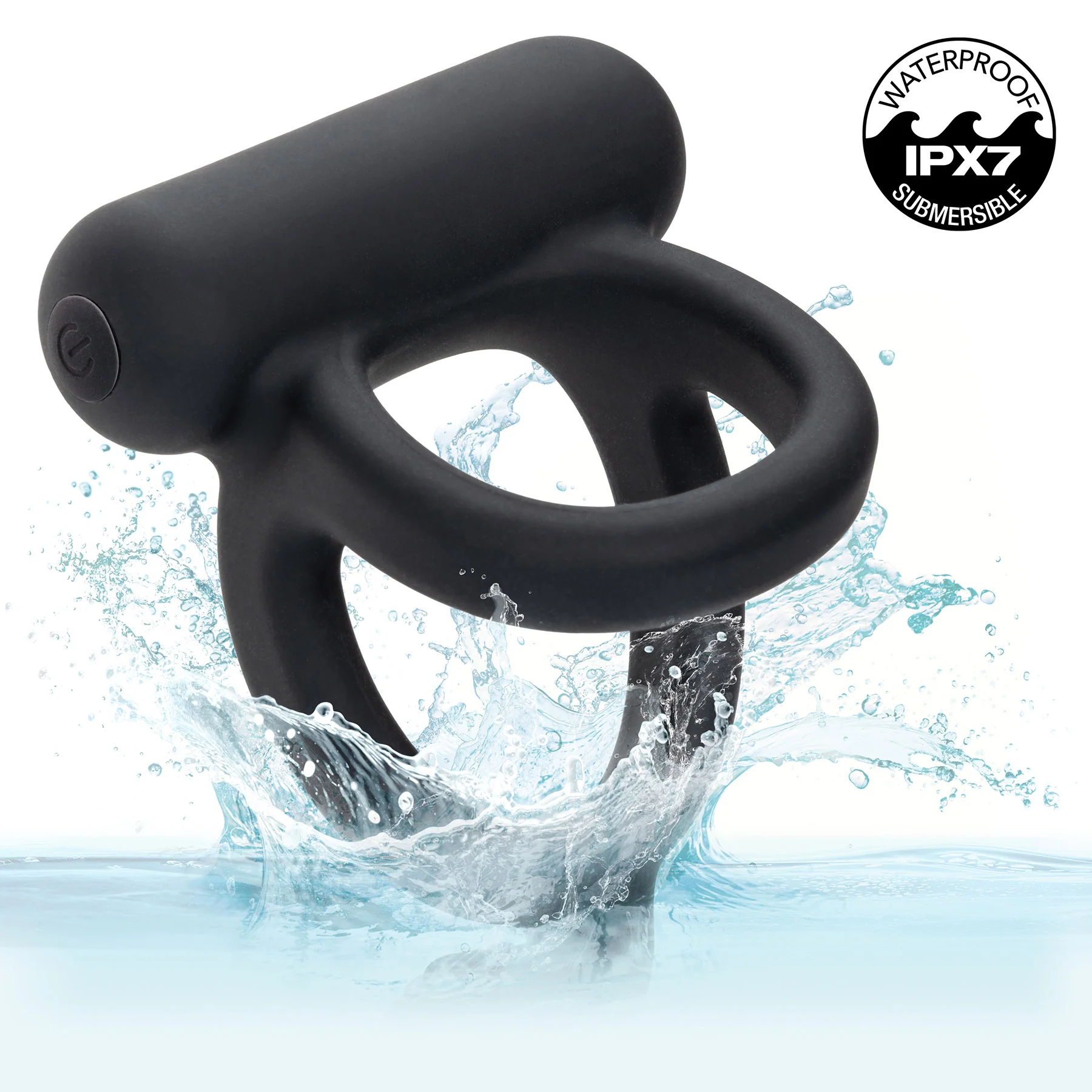 Closer™ Caress Intimate Vibrating Silicone Cock & Ball Ring - Image 7