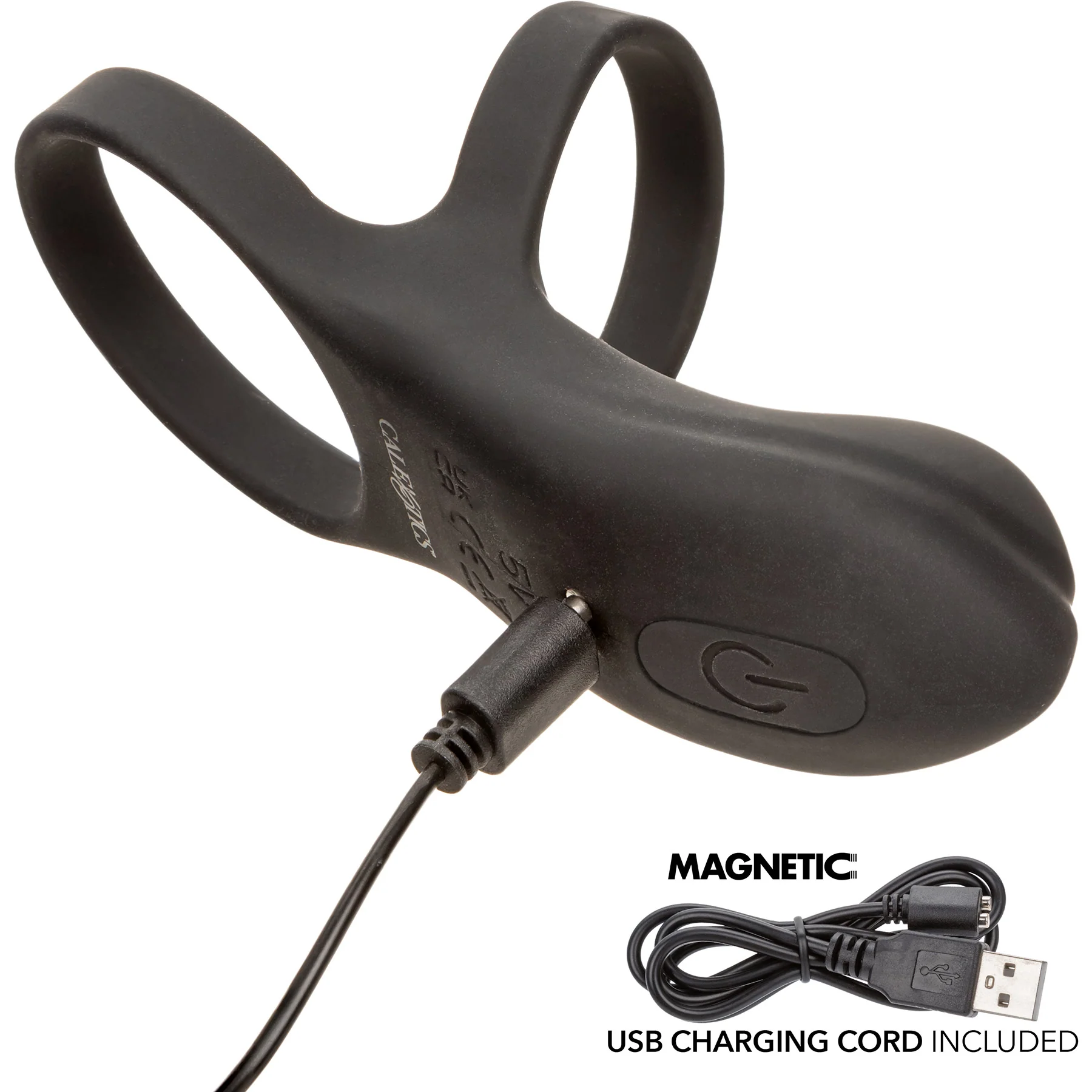 Closer™ Feel Intimate Rechargeable Vibrating Silicone Cock Ring With Ball Strap - Image 7