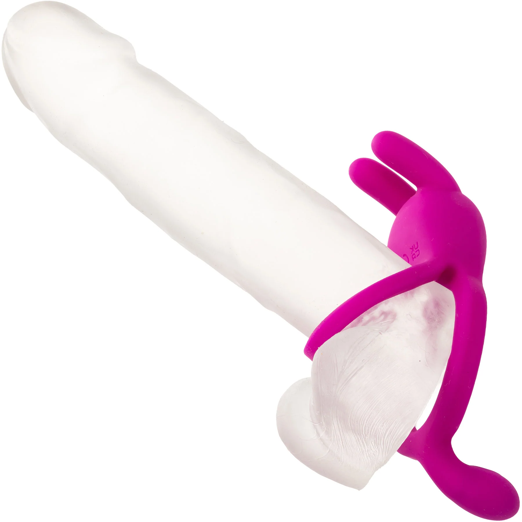 Closer™ Touch Intimate Rechargeable Vibrating Silicone Cock Ring With Ball Strap - Image 2